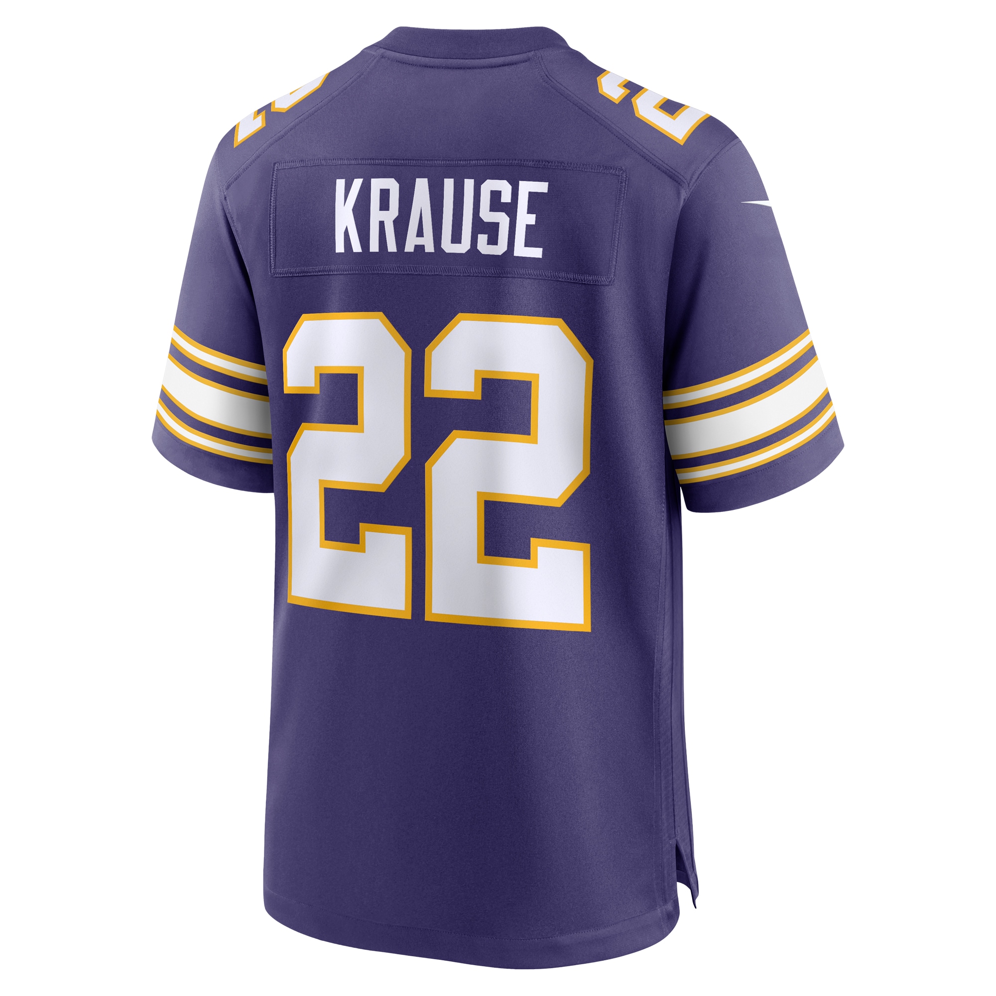 Paul Krause Minnesota Vikings  Classic Retired Player Jersey - Purple
