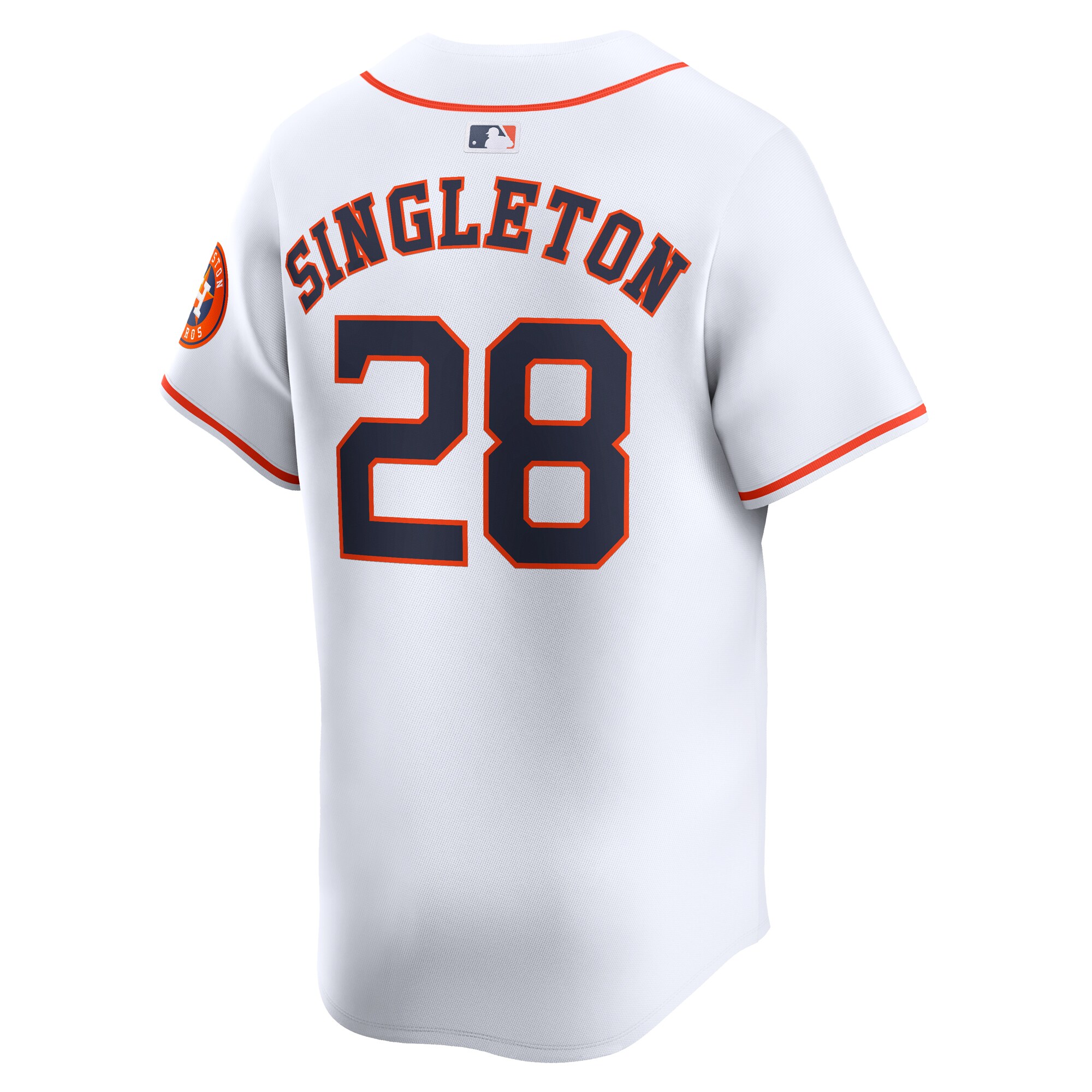 Jon Singleton Houston Astros  Home Limited Player Jersey - White