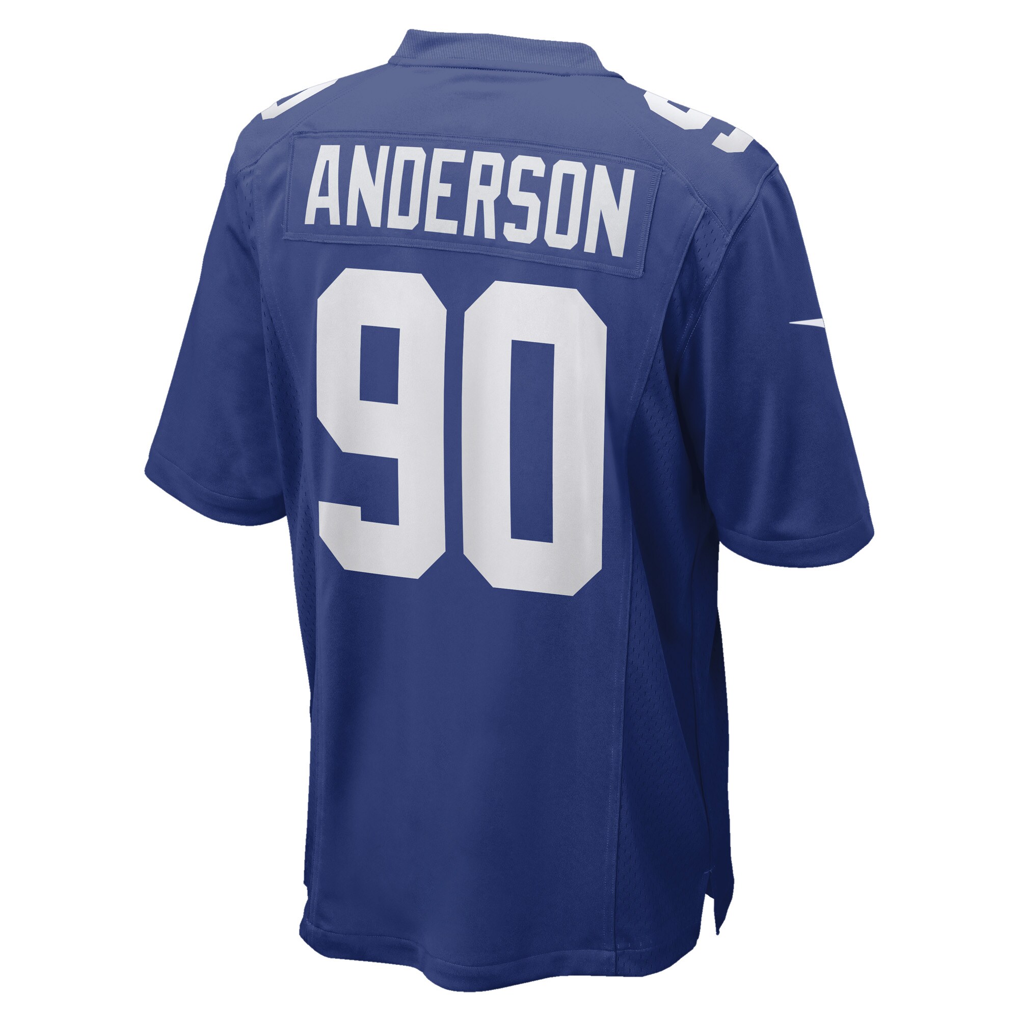 Ryder Anderson New York Giants  Game Player Jersey - Royal