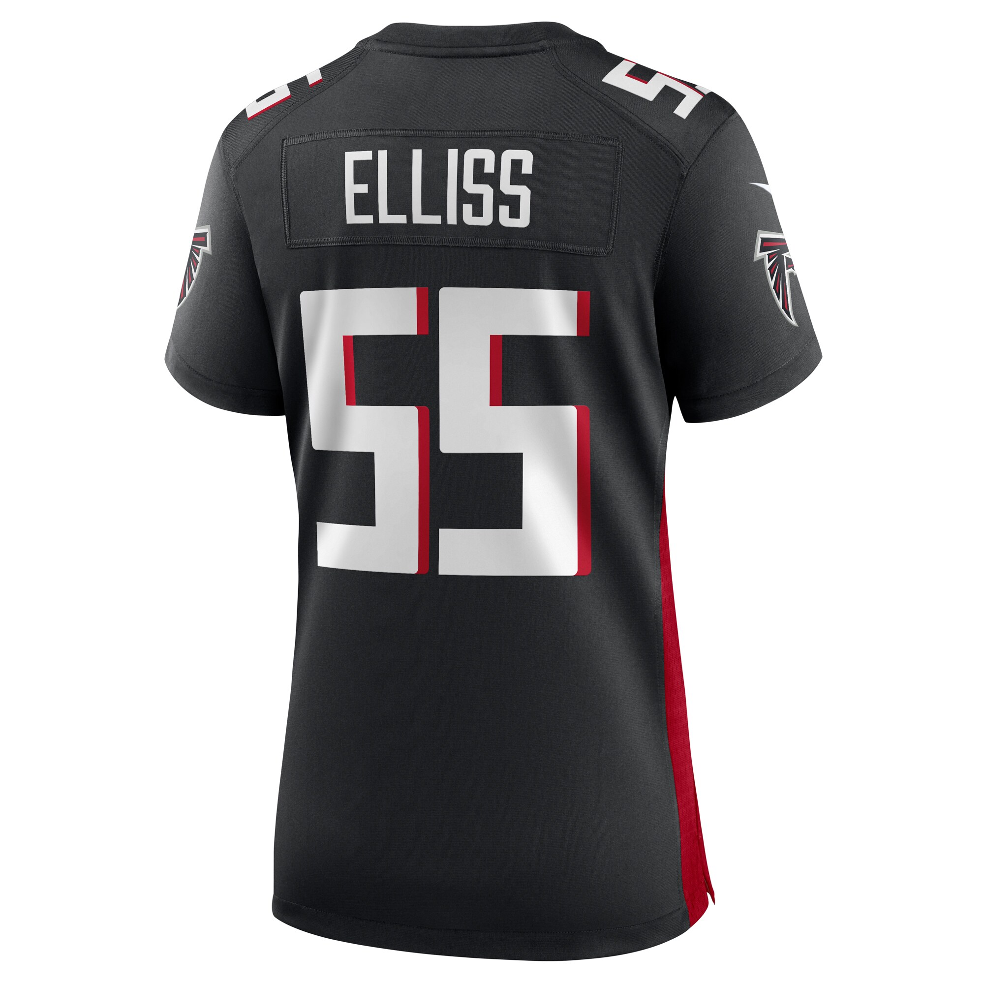 Kaden Elliss Atlanta Falcons  Women's Game Player Jersey - Black