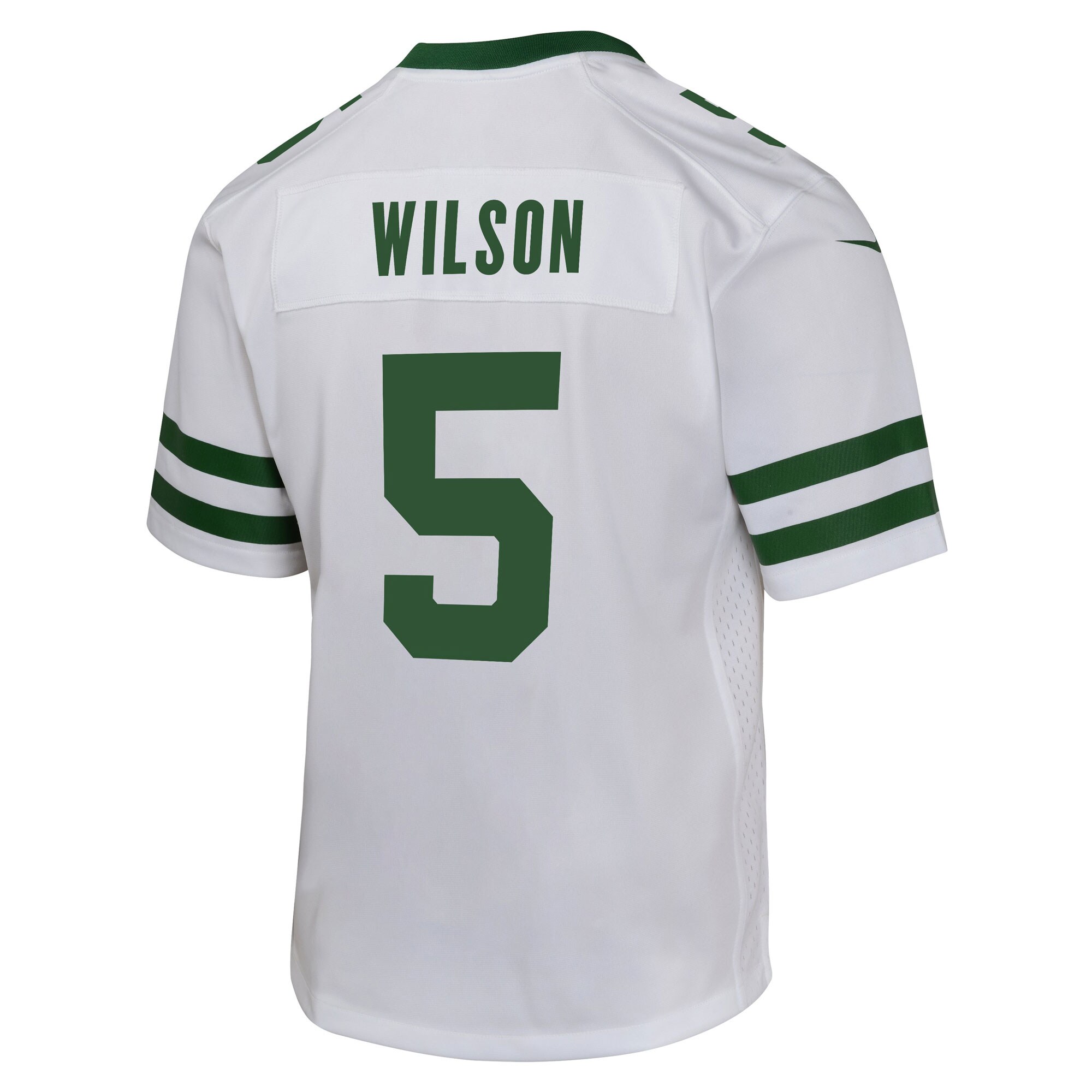 Garrett Wilson New York Jets  Youth Game Jersey - Legacy White