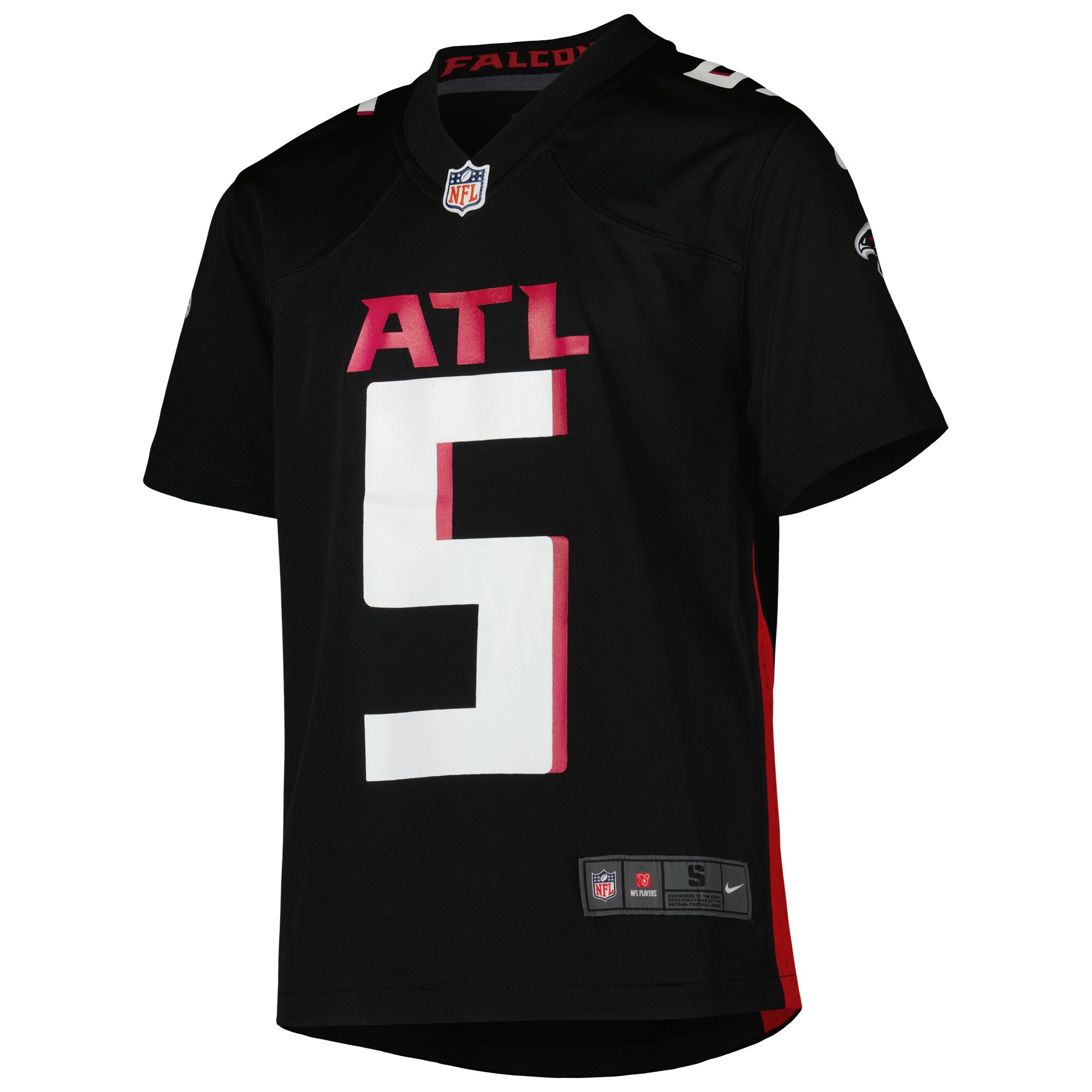 Drake London Atlanta Falcons  Youth Game Jersey - Black