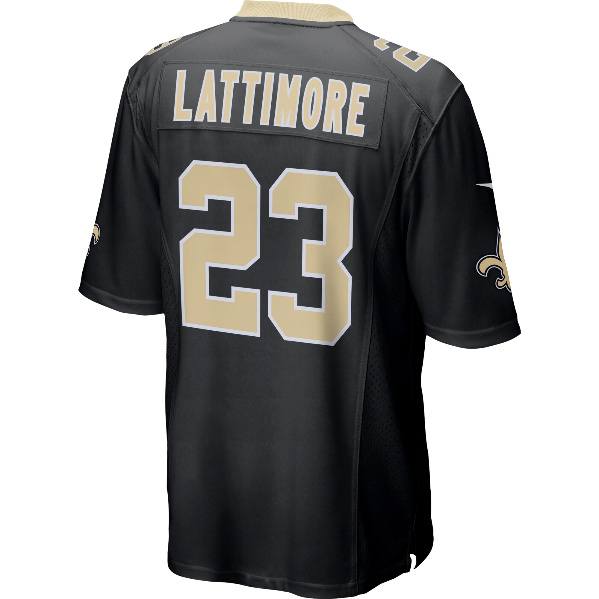 Marshon Lattimore New Orleans Saints  Game Jersey - Black