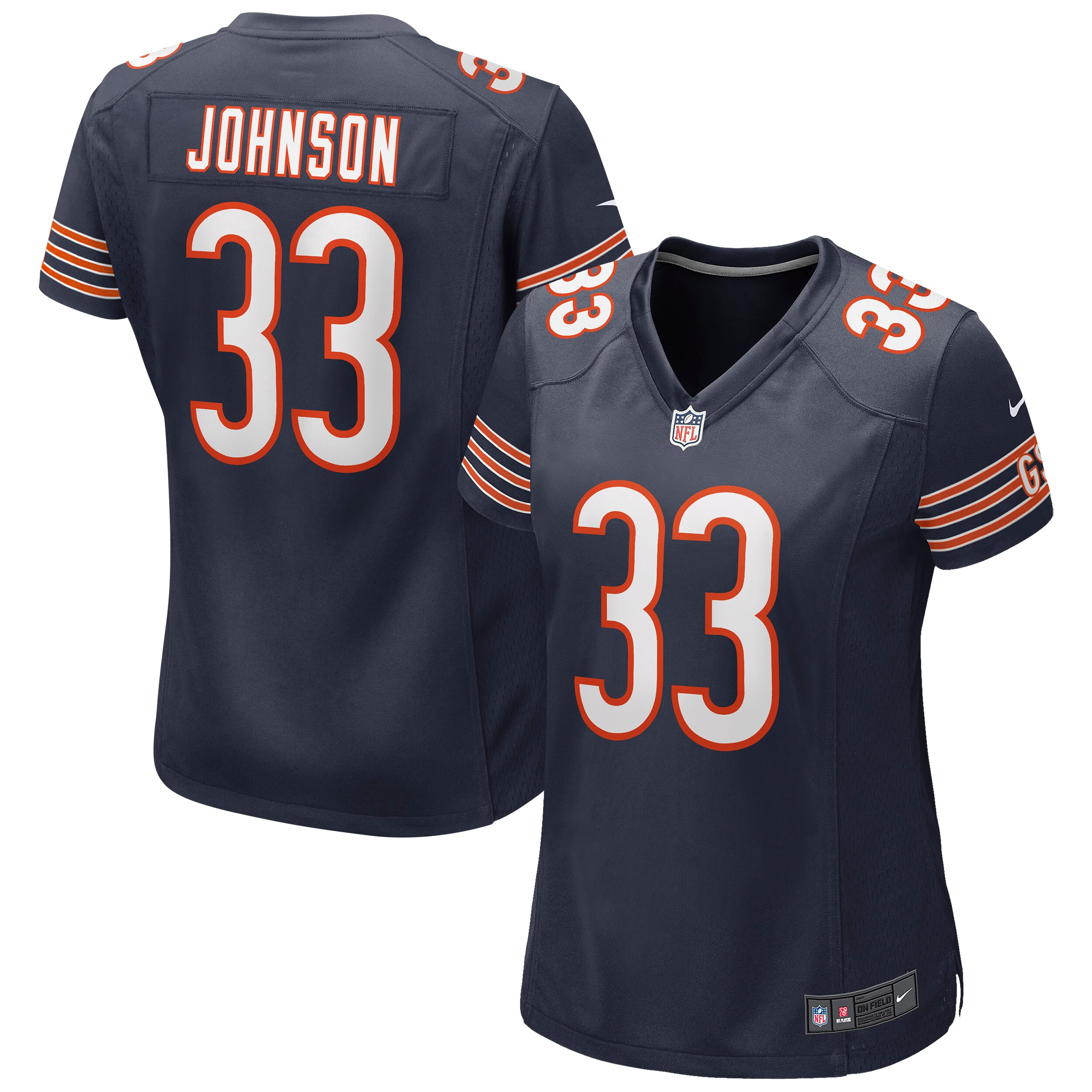 Jaylon Johnson Chicago Bears  Women's Game Jersey - Navy