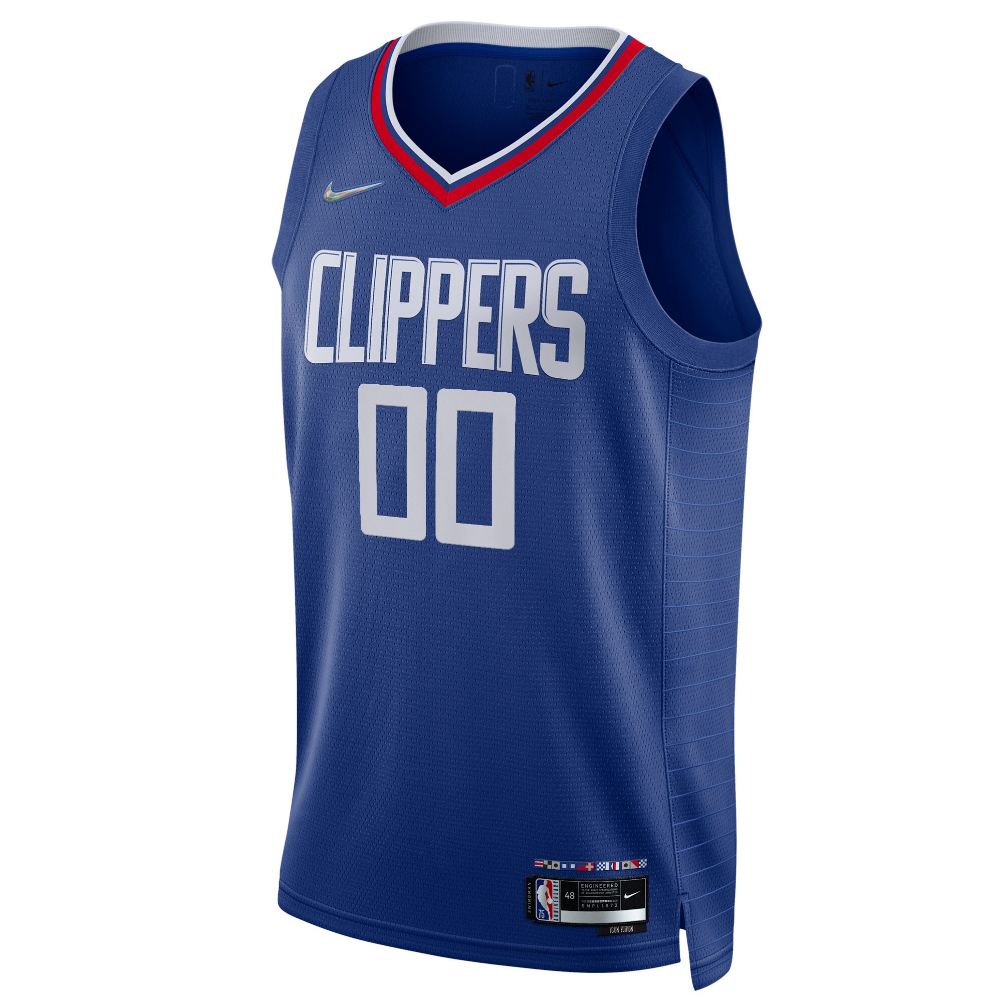 LA Clippers  2021\/22 Diamond Swingman Custom Jersey - Icon Edition - Royal