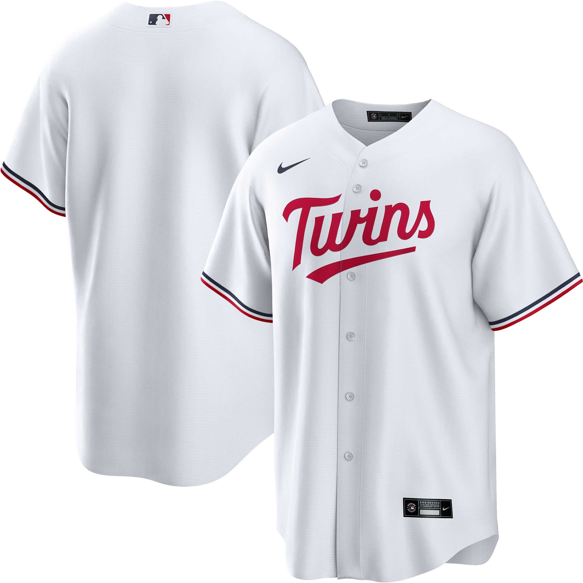 Minnesota Twins  Home Replica Team Jersey - White