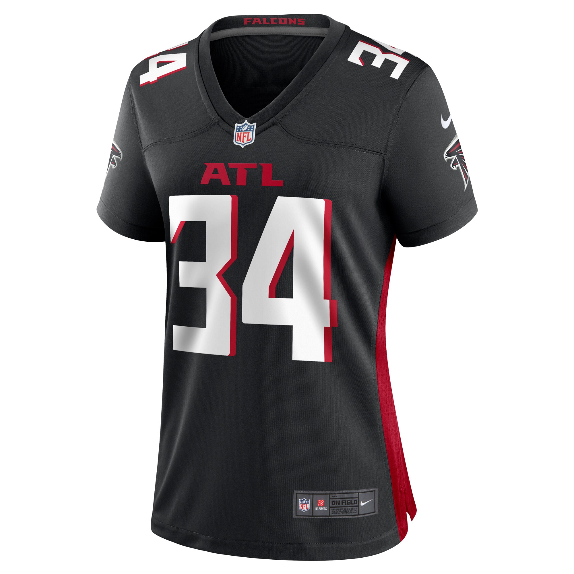 Clark Phillips III Atlanta Falcons  Women's Team Game Jersey -  Black