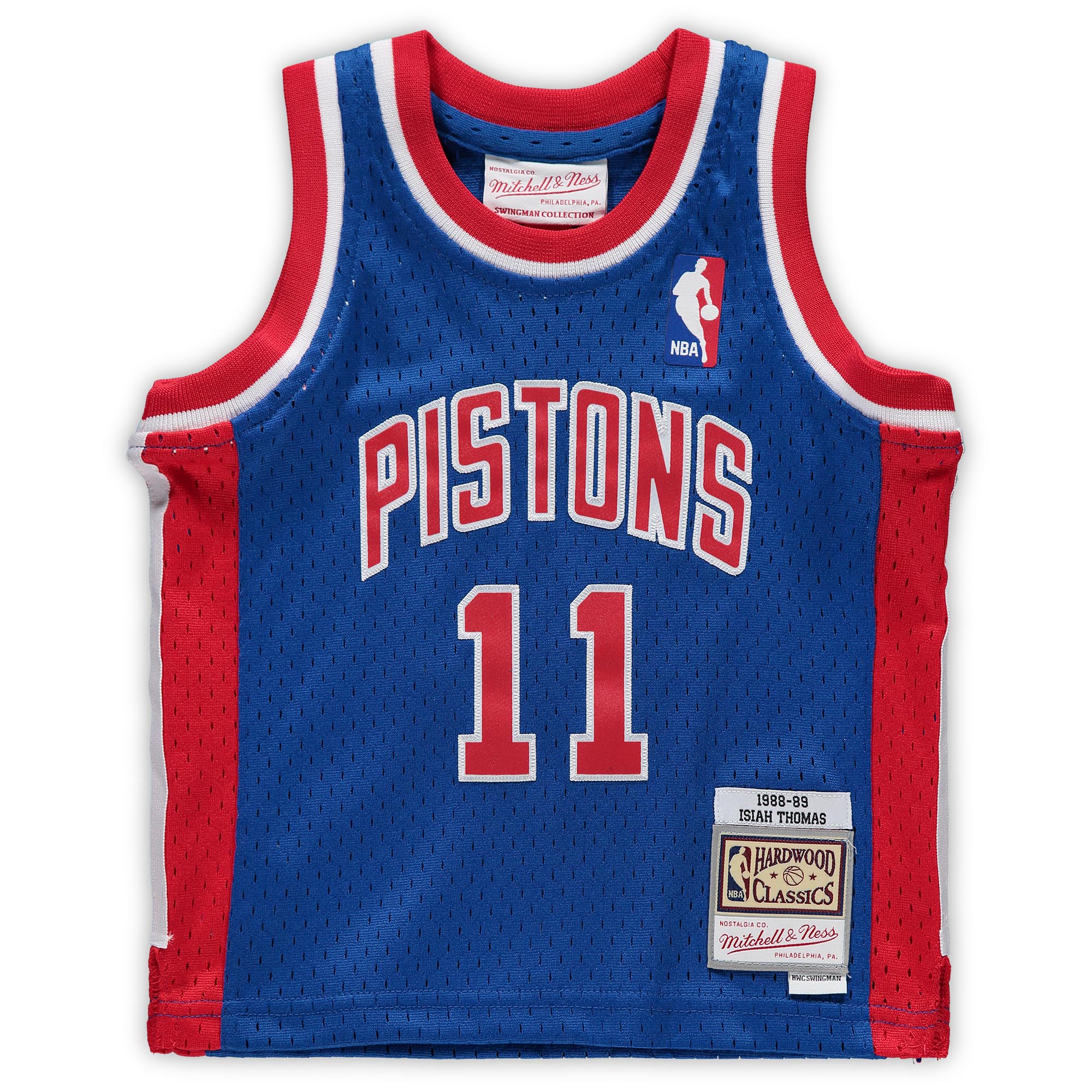 Isiah Thomas Detroit Pistons Mitchell & Ness Infant 1988\/89 Hardwood Classics Retired Player Jersey - Blue