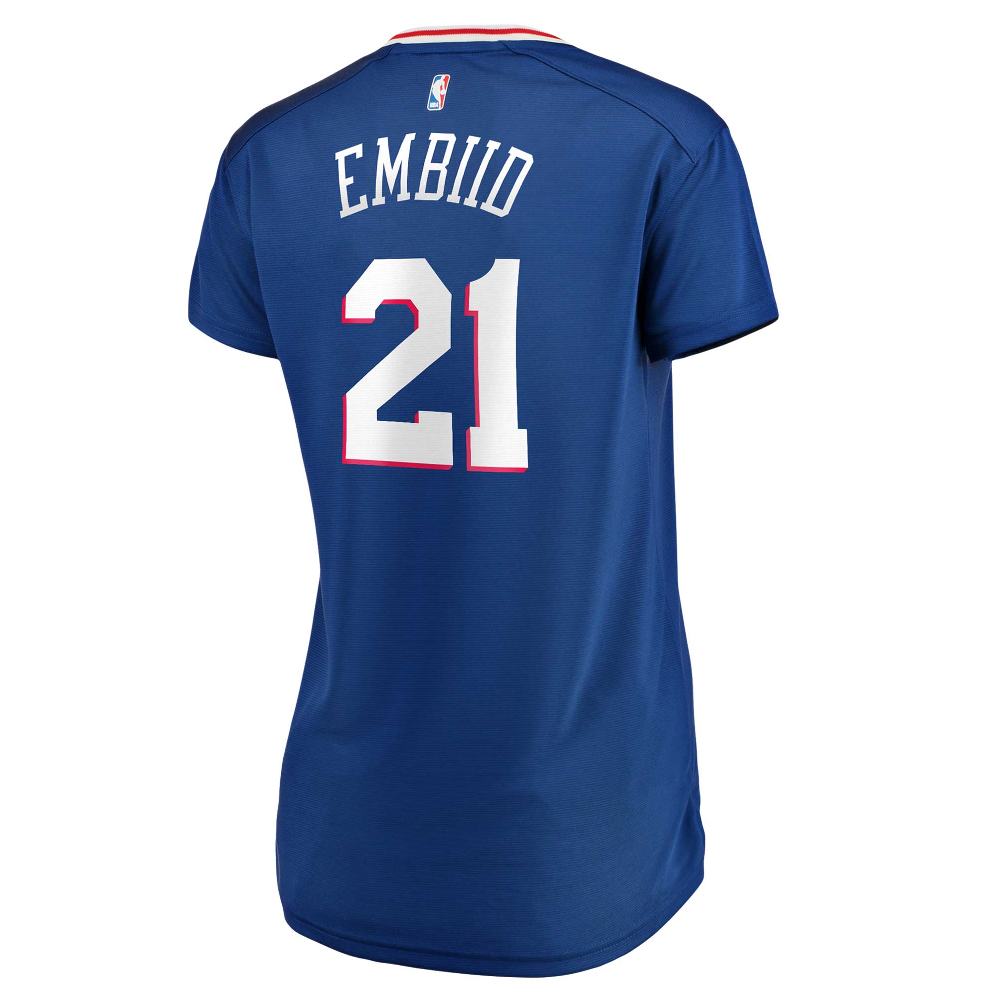 Joel Embiid Philadelphia 76ers Fanatics Women's Fast Break Replica Player Jersey - Royal - Icon Edition