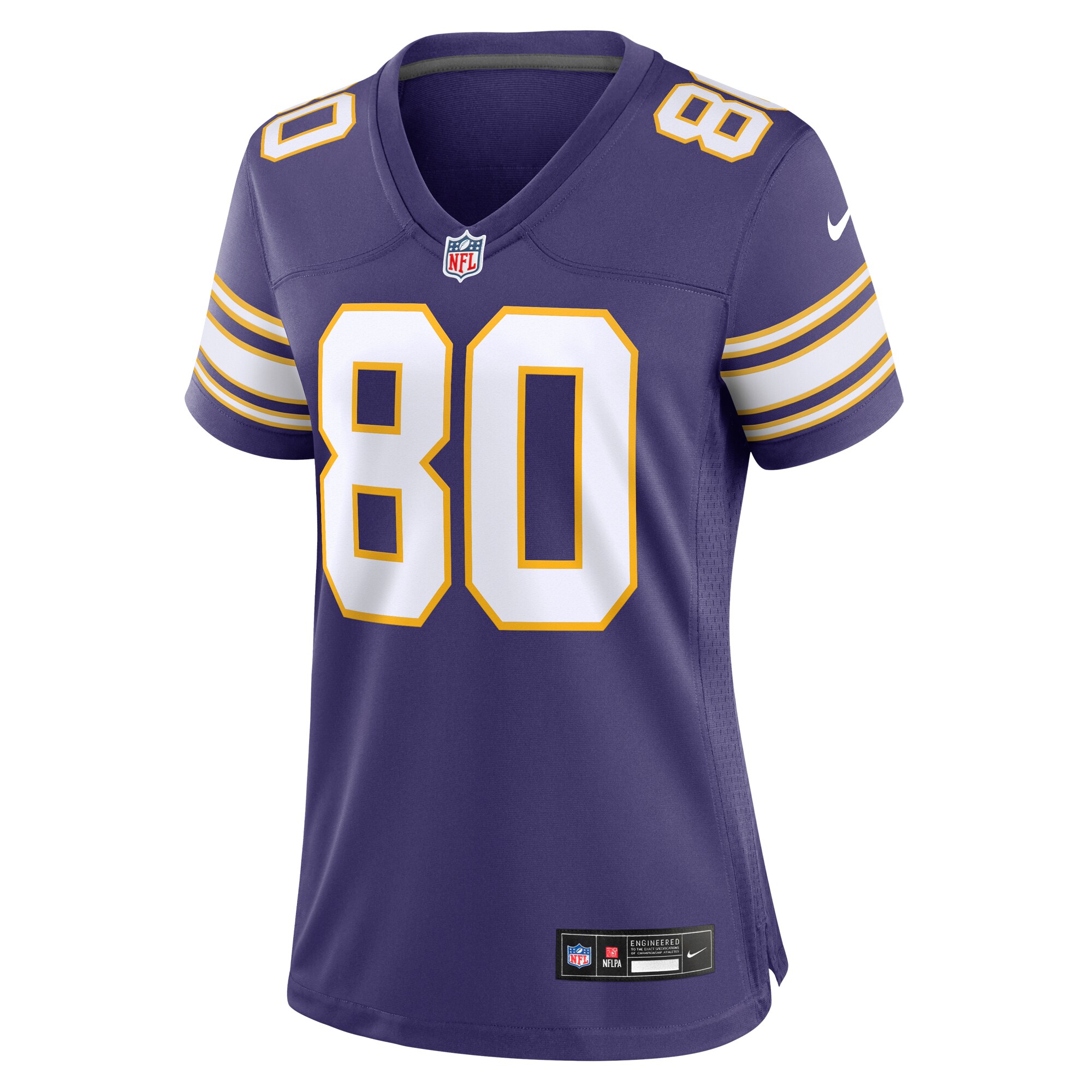 Cris Carter Minnesota Vikings  Women's Classic Retired Player Game Jersey - Purple