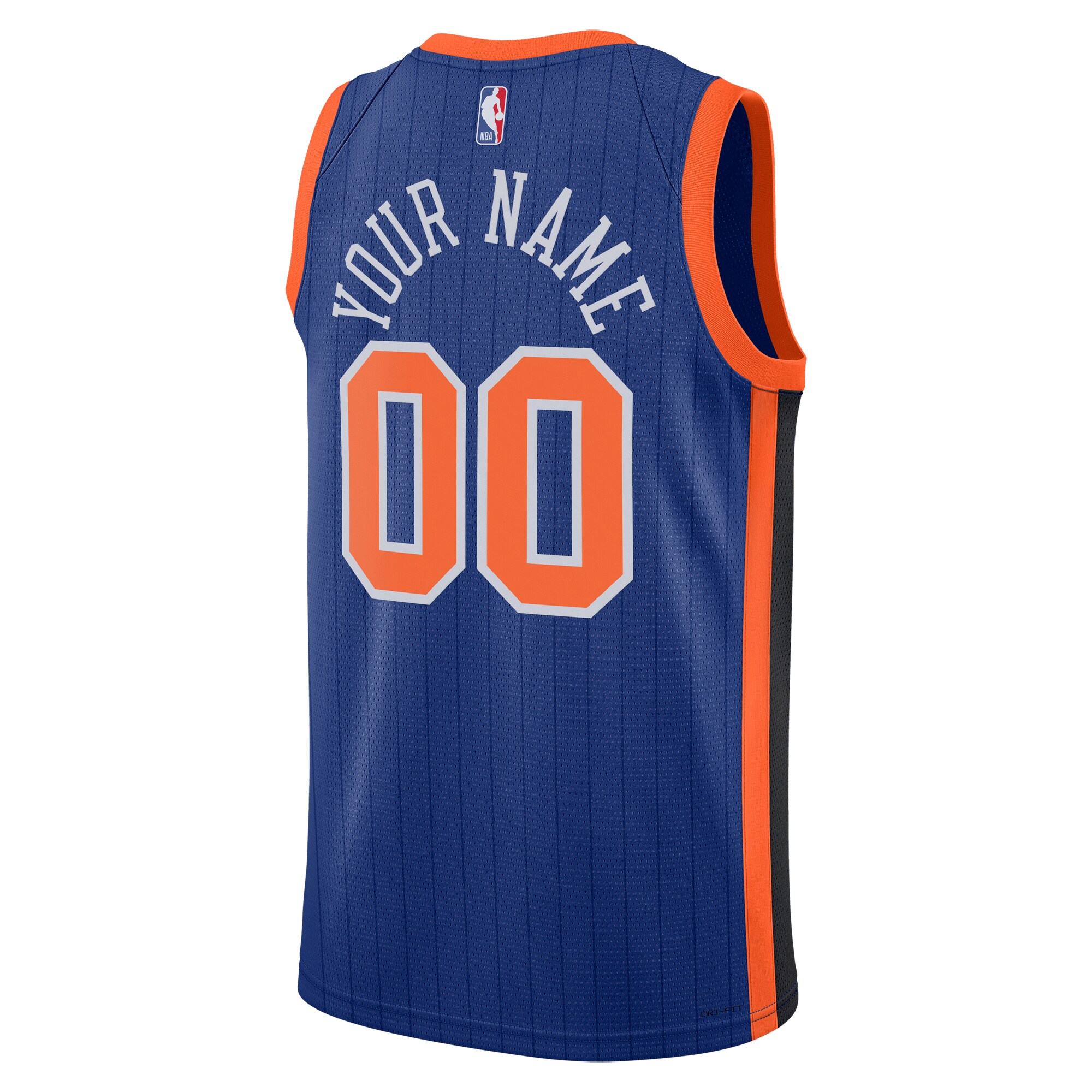 New York Knicks  Unisex 2023\/24 Custom Swingman Jersey - Blue - City Edition