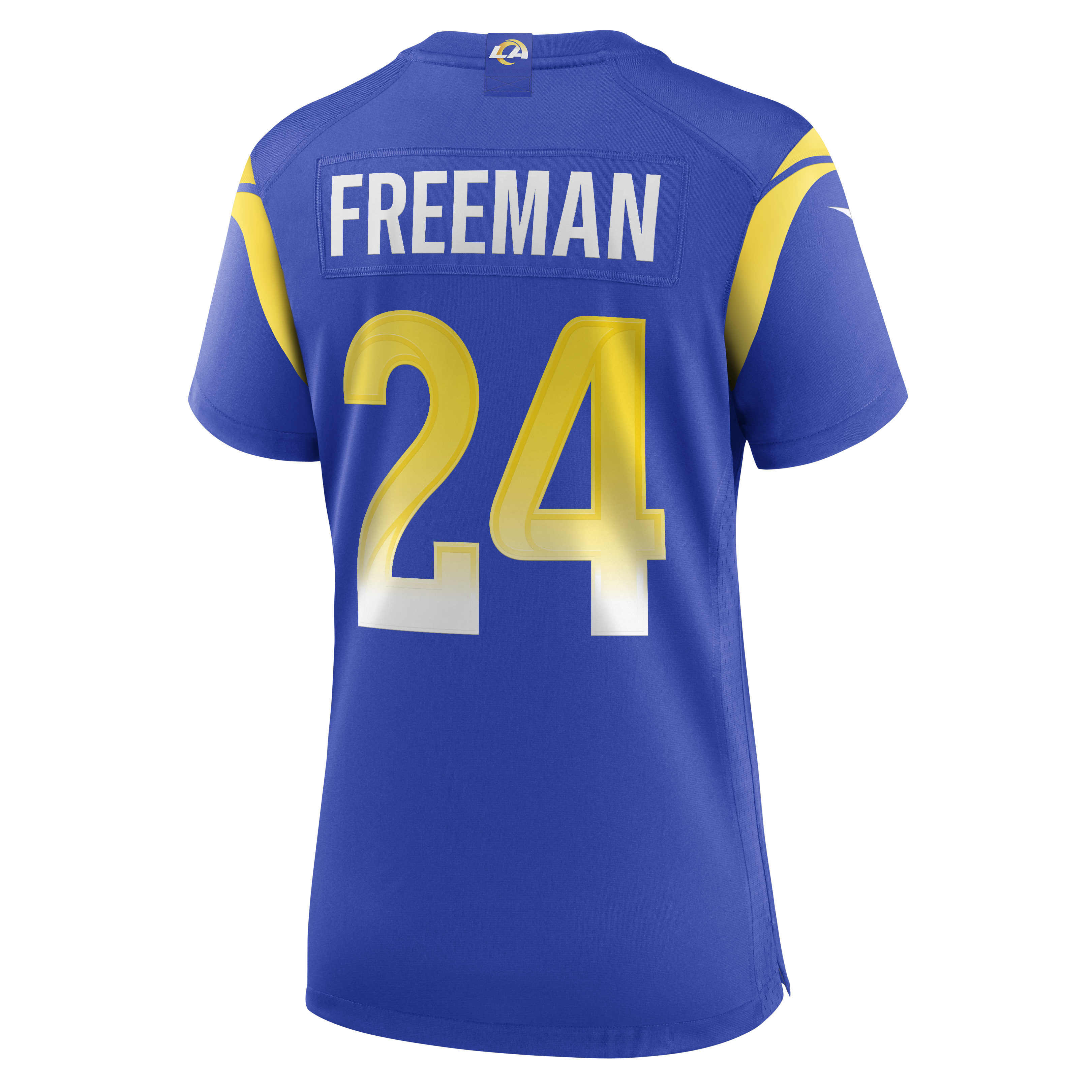 Royce Freeman Los Angeles Rams  Women's  Game Jersey - Royal