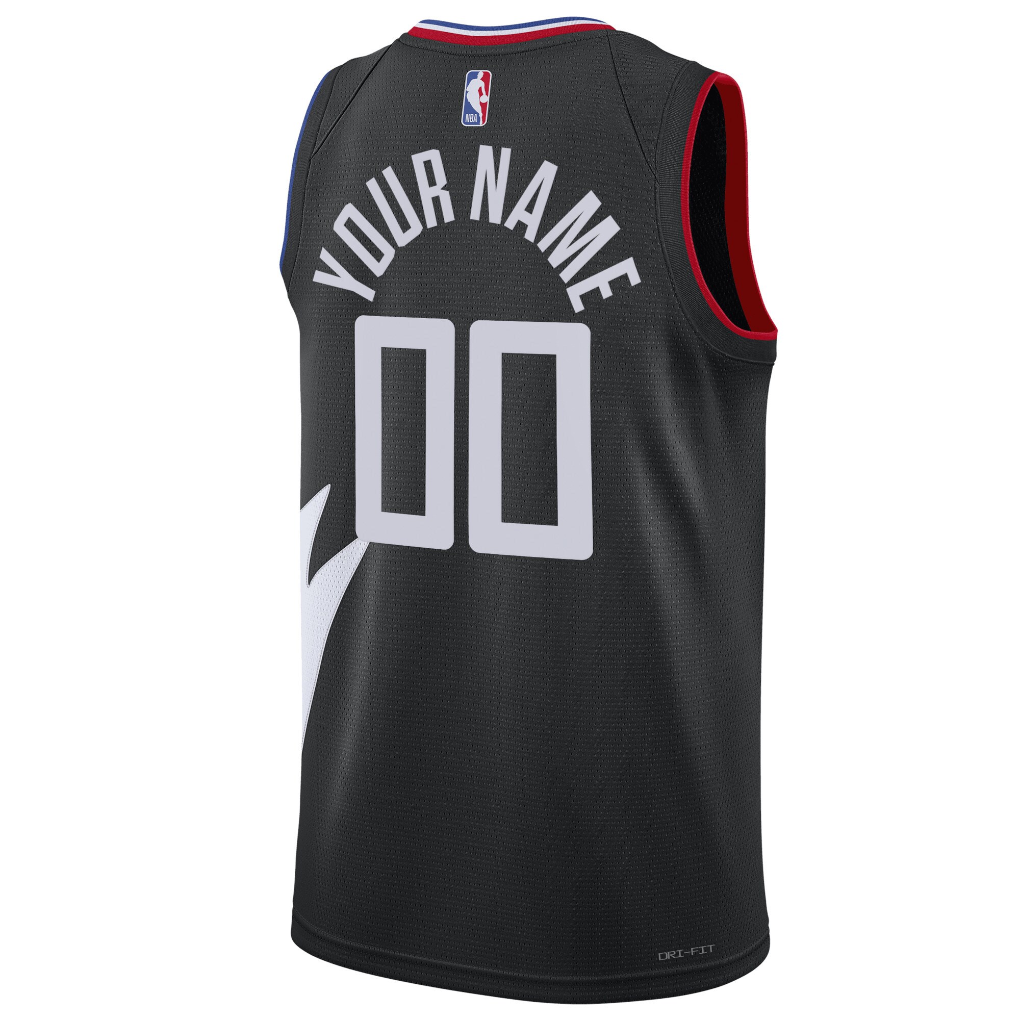 LA Clippers Jordan Brand Unisex 2022\/23 Swingman Custom Jersey - Statement Edition - Black