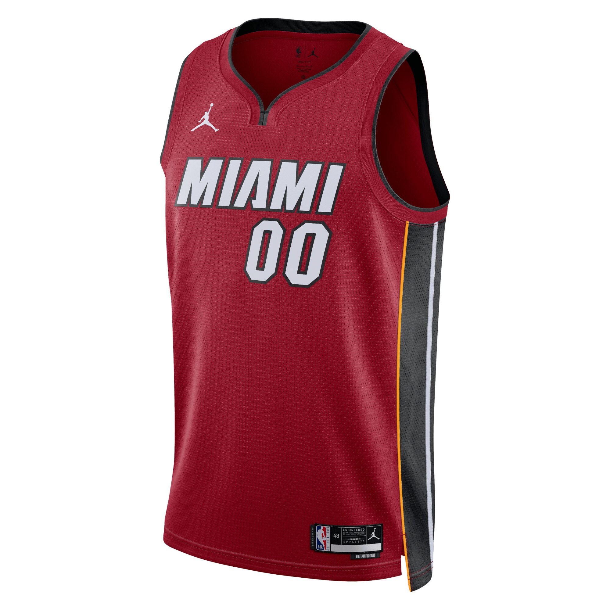 Miami Heat Jordan Brand Unisex 2022\/23 Swingman Custom Jersey - Statement Edition - Red