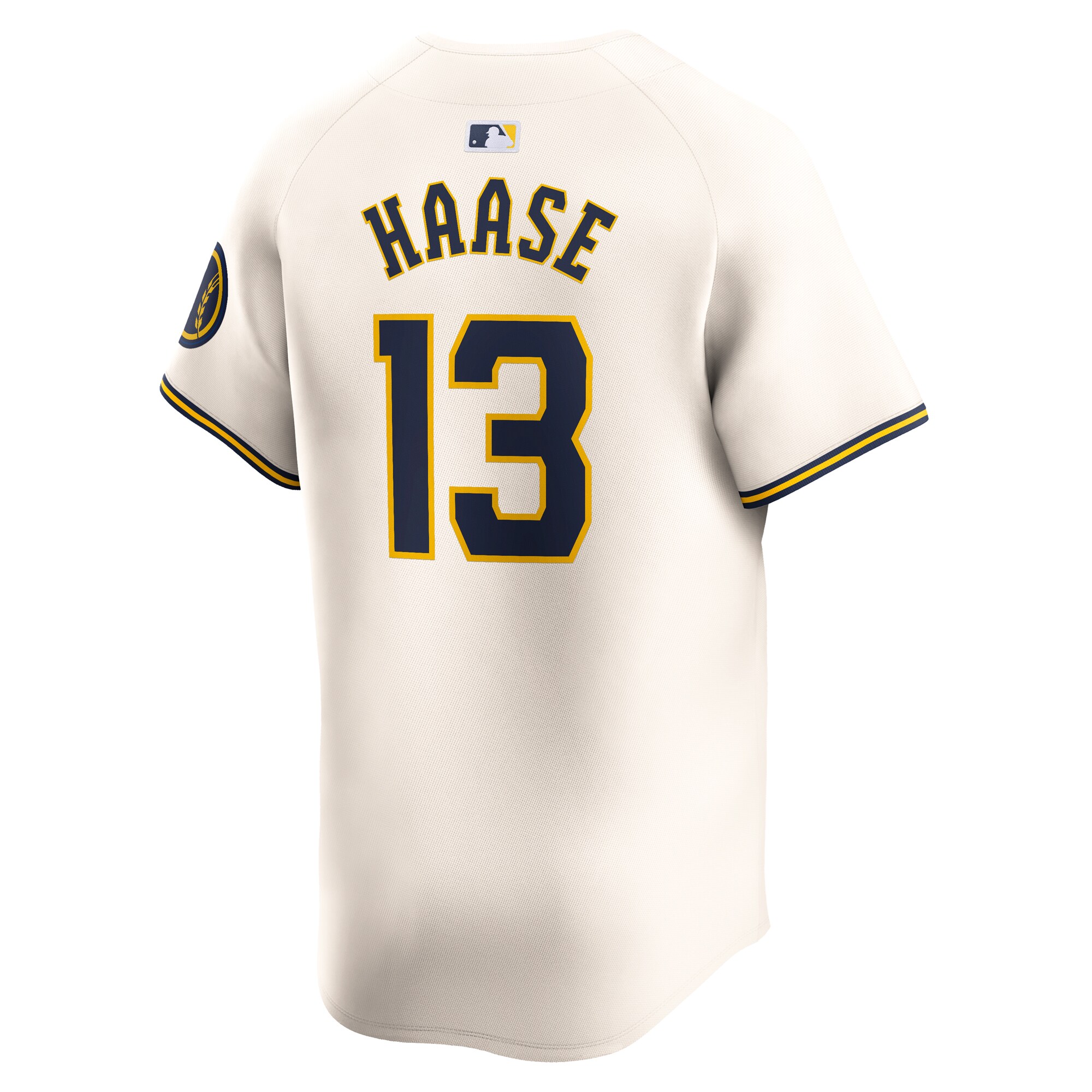 Eric Haase Milwaukee Brewers  Home Limited Player Jersey - Cream