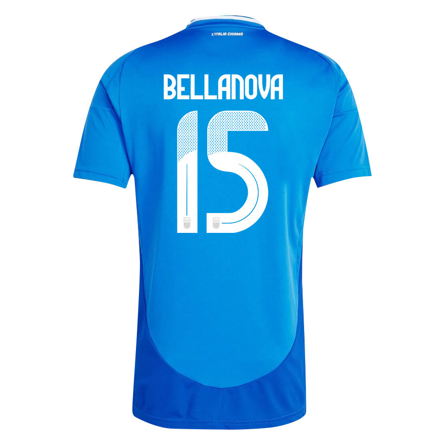 Raoul Bellanova 15 Italy National Team 2024/25 Home Men Jersey - Blue