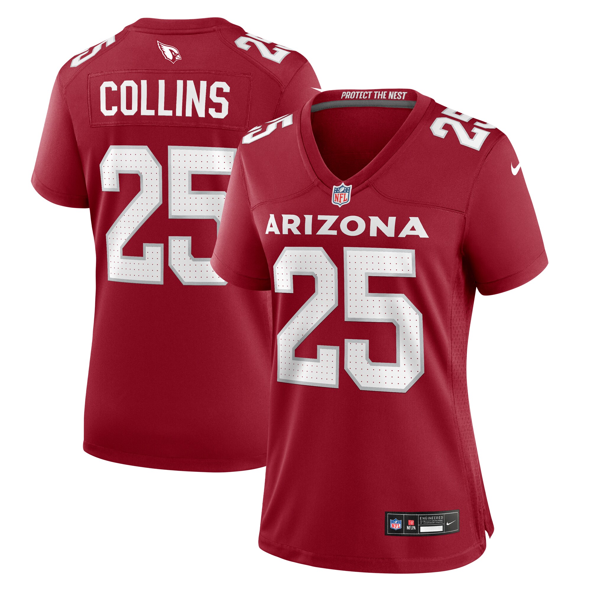 Zaven Collins Arizona Cardinals  Women's Player Jersey - Cardinal