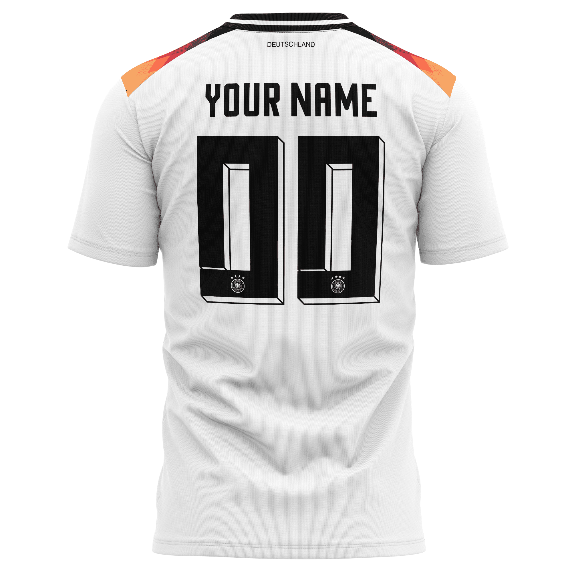 Germany National Team 2024 Home Kits Custom AOP T-shirt - White