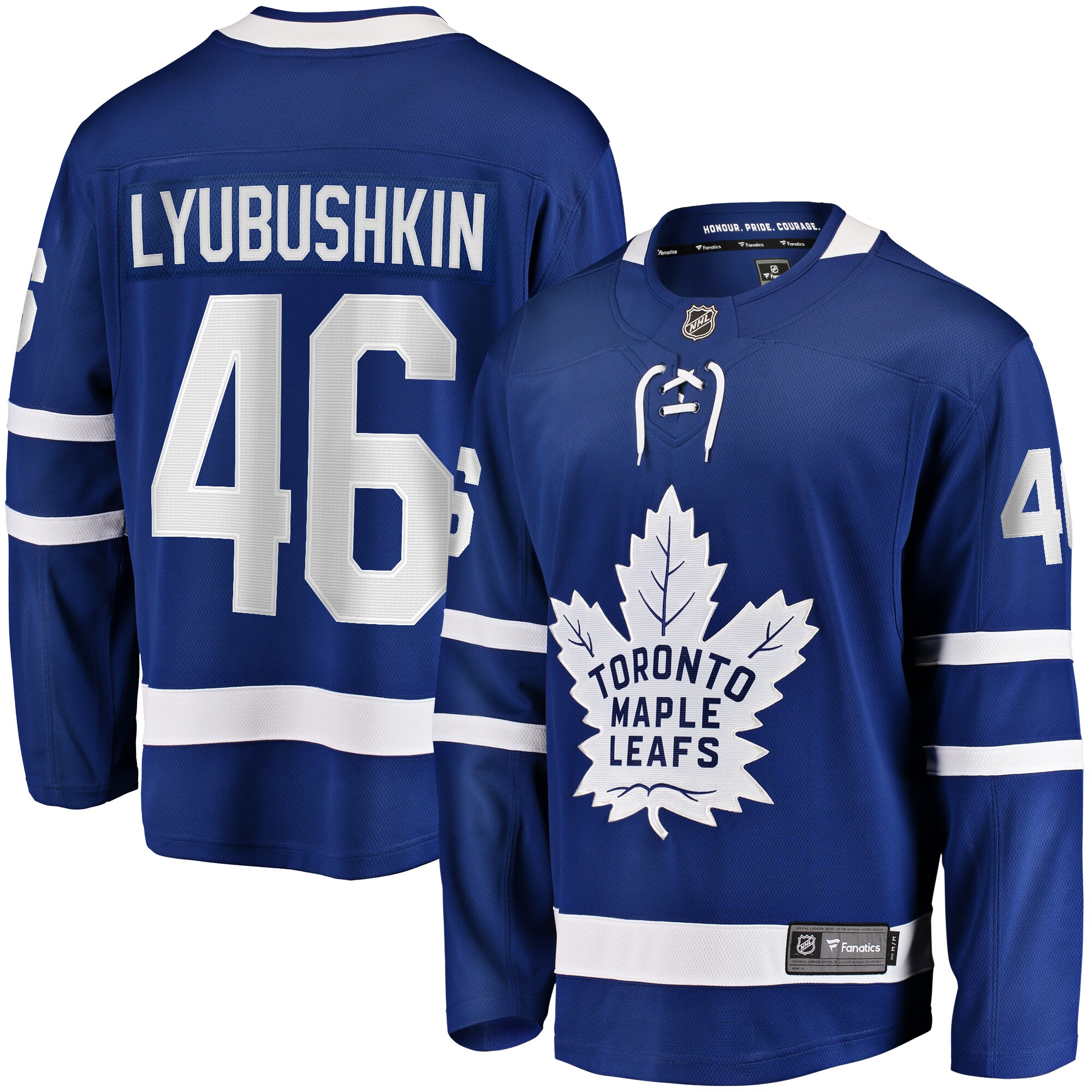 Ilya Lyubushkin Toronto Maple Leafs Fanatics Home Premier Breakaway Player Jersey - Blue