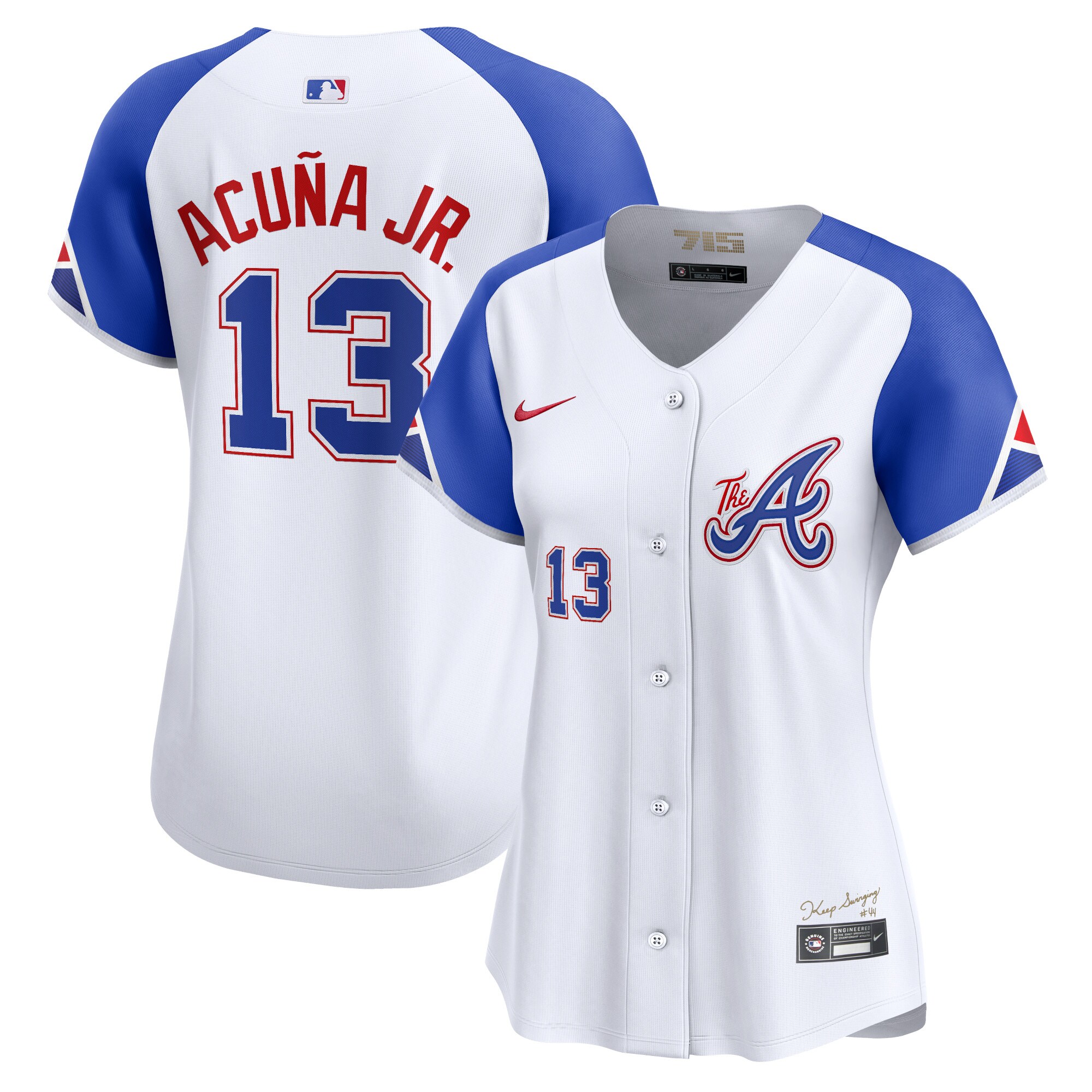 Ronald Acu\u00c3\u00b1a Jr. Atlanta Braves  Women's City Connect Limited Player Jersey - White