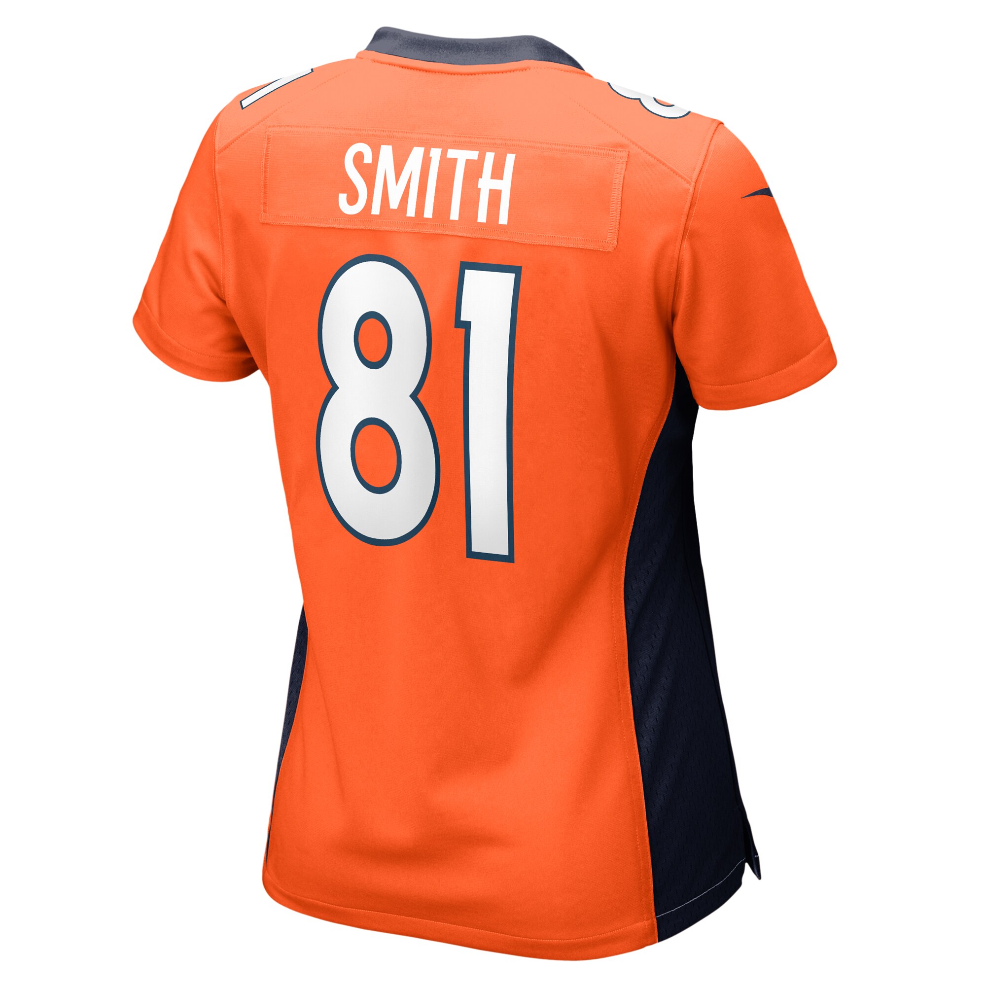 Tre'Quan Smith Denver Broncos  Women's  Game Jersey -  Orange
