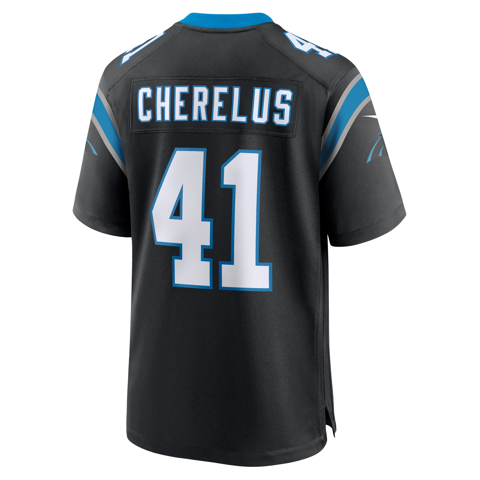 Claudin Cherelus Carolina Panthers  Team Game Jersey -  Black