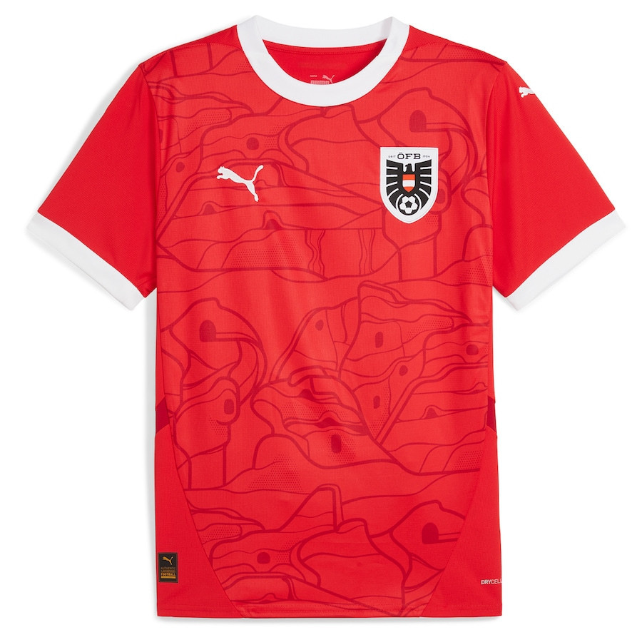 Austria National Team 2024 Home Men Jersey - Red
