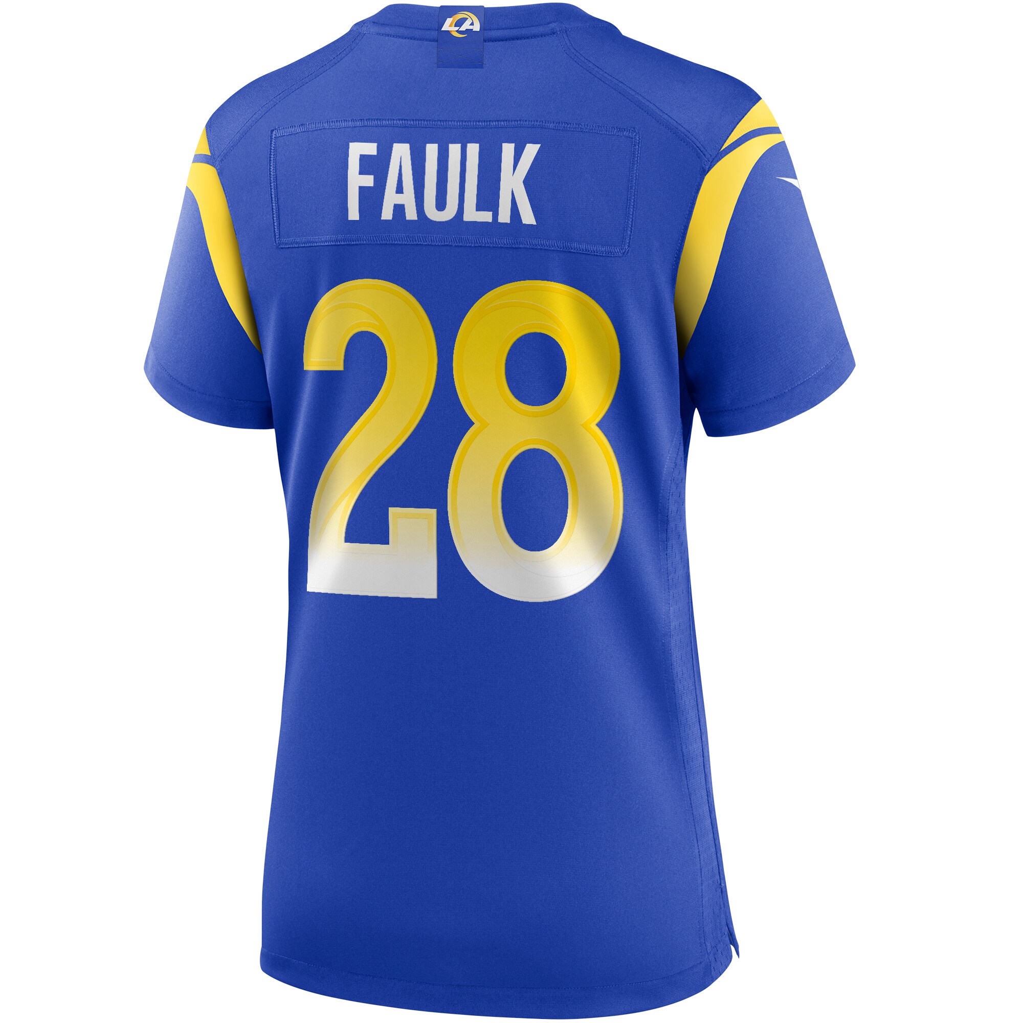 Marshall Faulk Los Angeles Rams  Women's Game Retired Player Jersey - Royal