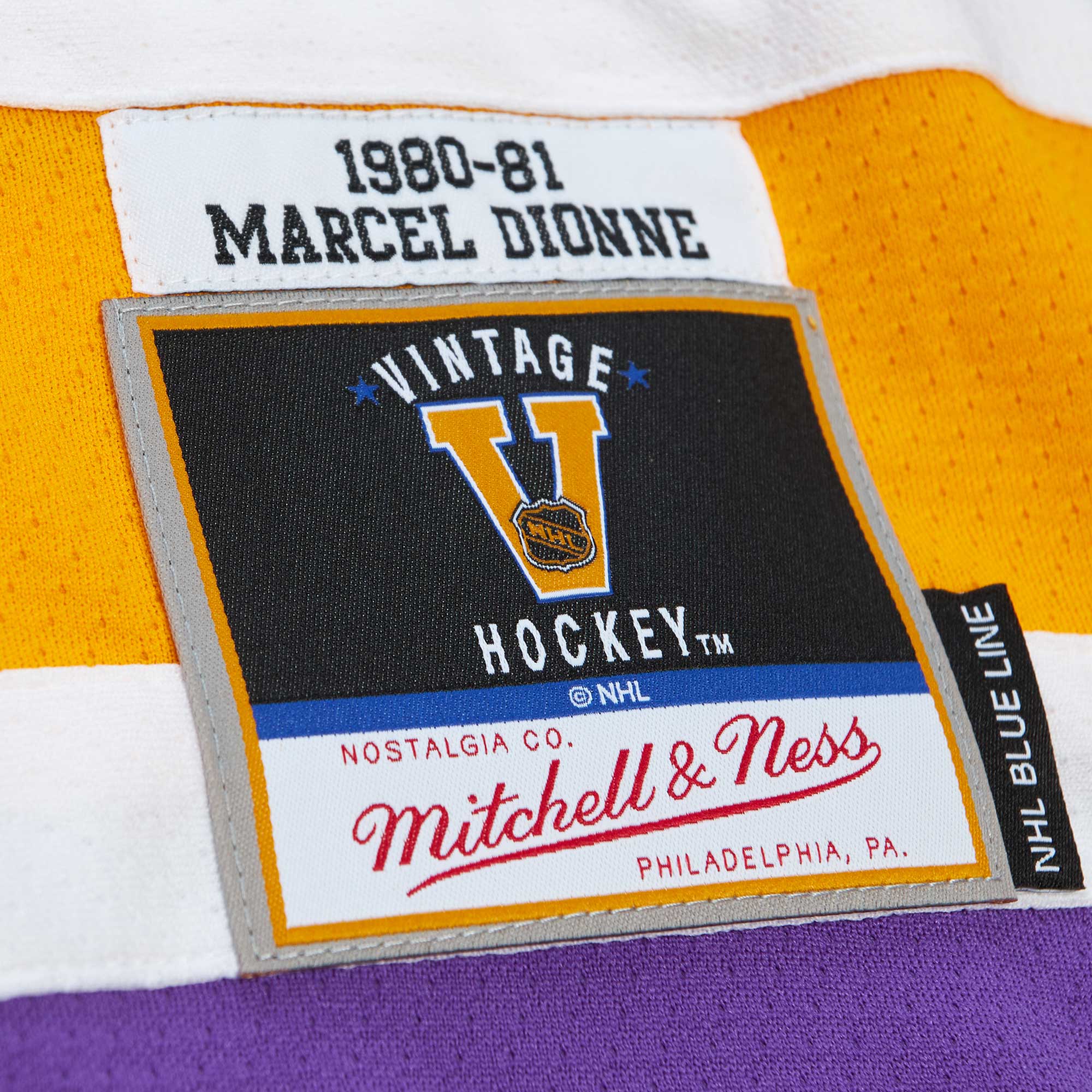 Marcel Dionne Los Angeles Kings Mitchell & Ness  1980\/81 Blue Line Player Jersey - Purple