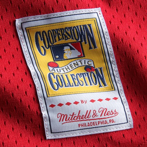 Ozzie Smith St. Louis Cardinals Mitchell & Ness Cooperstown Mesh Batting Practice Jersey - Red