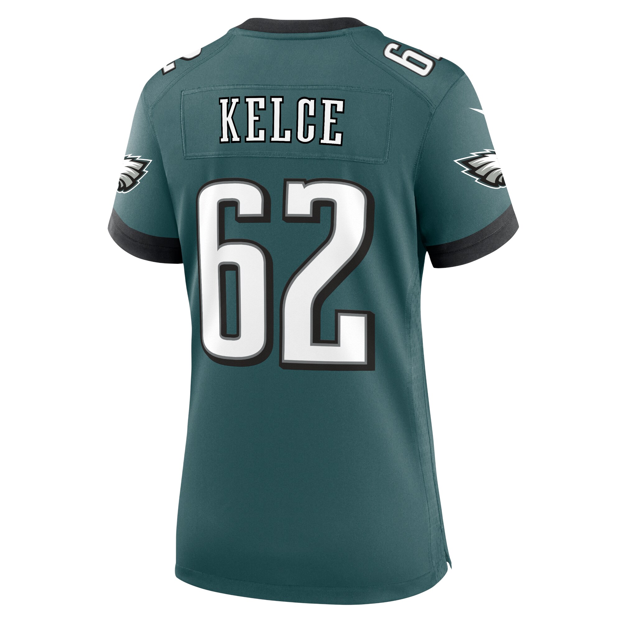 Jason Kelce Philadelphia Eagles  Women's Team Game Jersey - Midnight Green