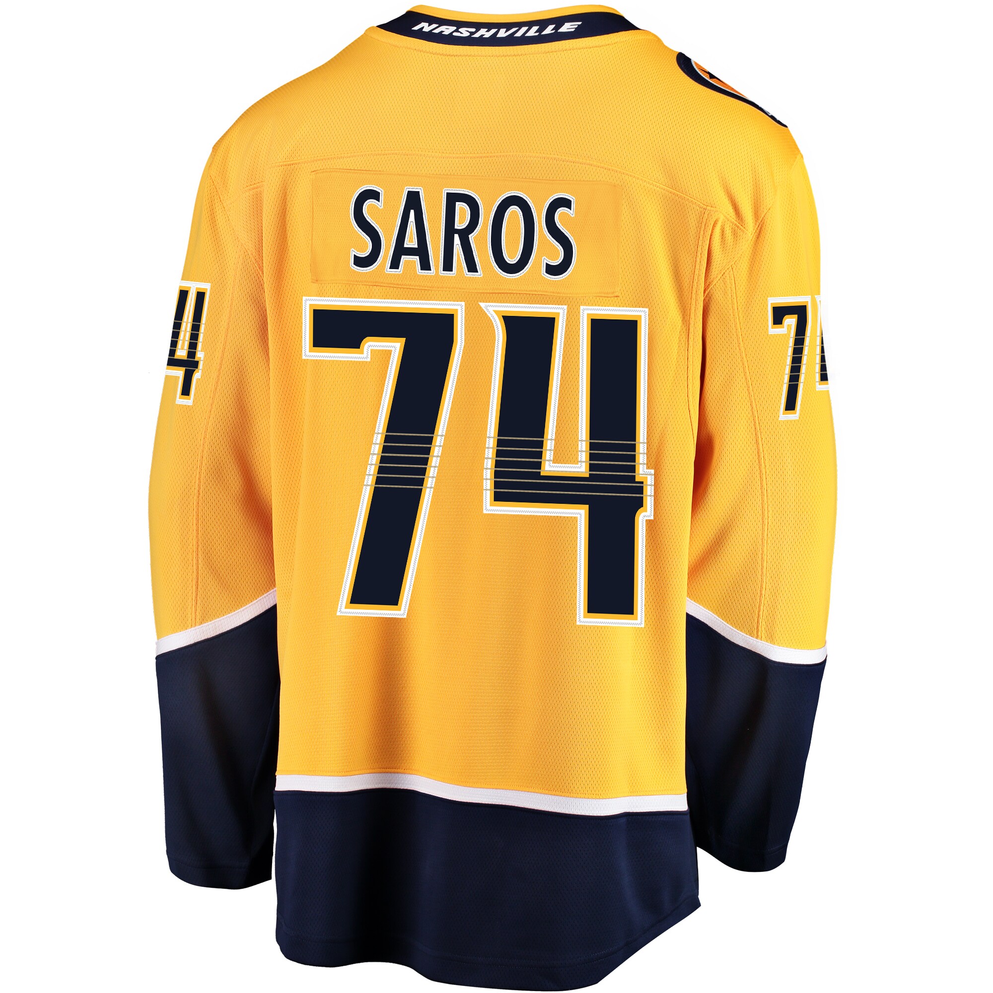Juuse Saros Nashville Predators Fanatics Breakaway Player Jersey - Gold