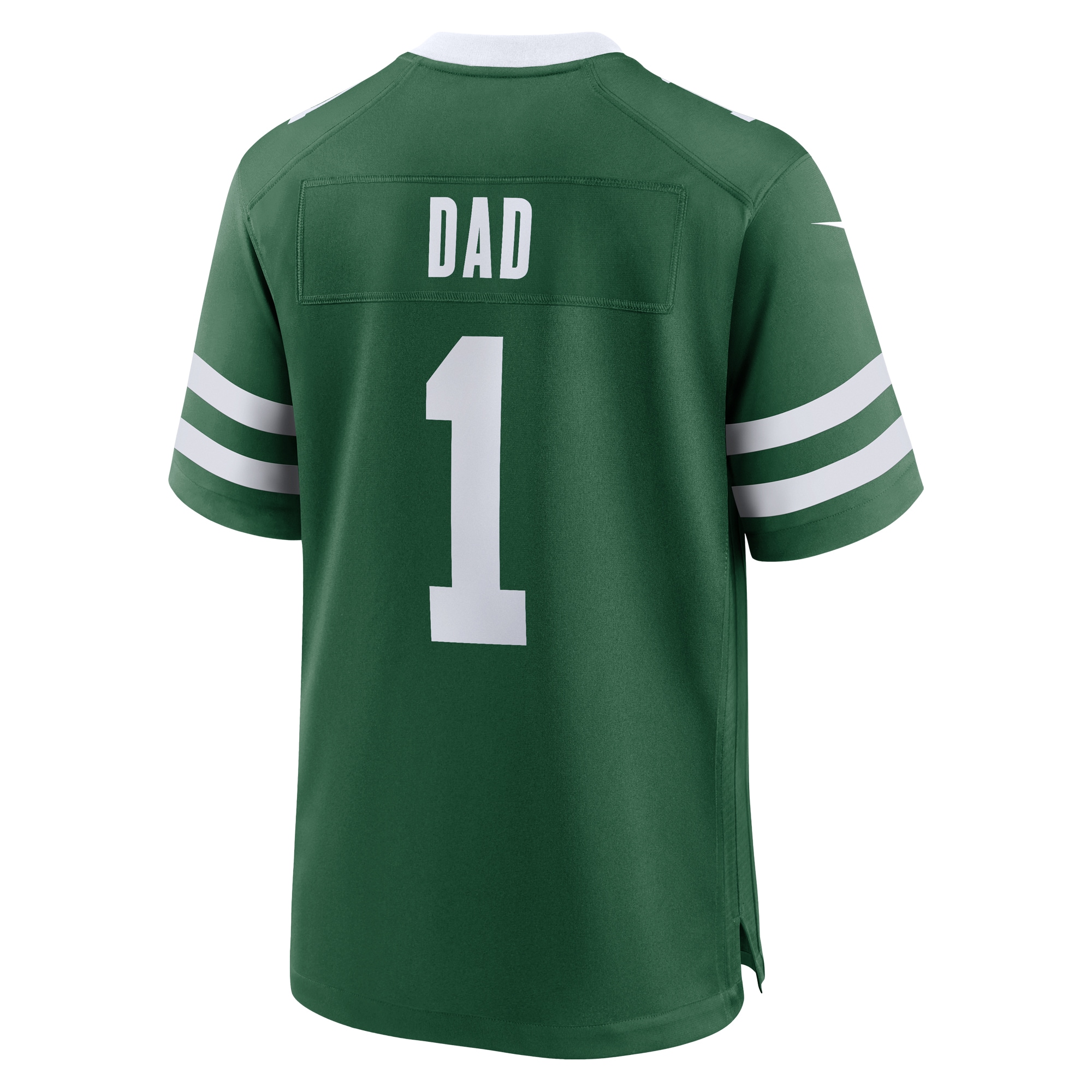 New York Jets  #1 Dad Game Jersey - Legacy Green