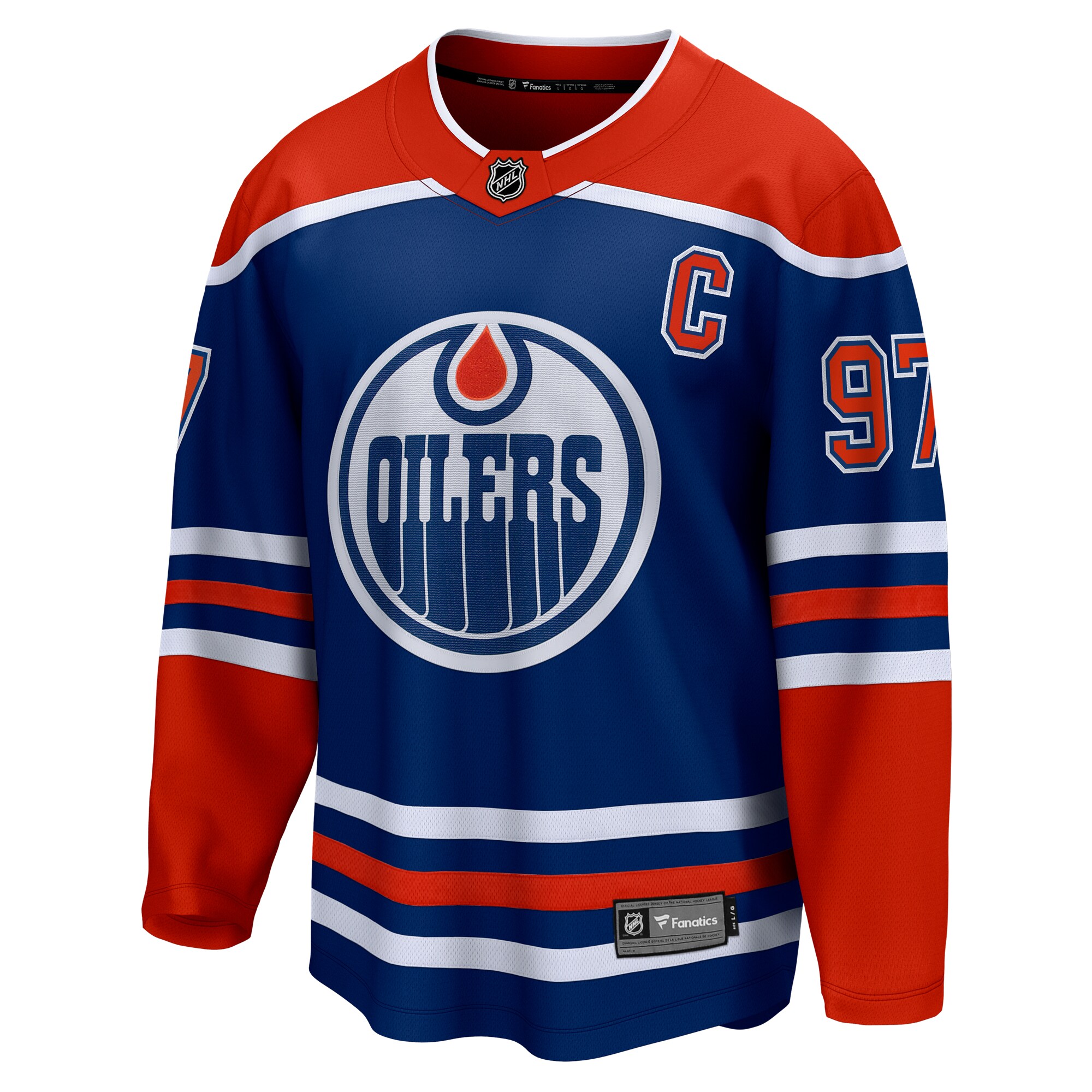 Connor McDavid Edmonton Oilers Fanatics Home Breakaway Jersey - Royal