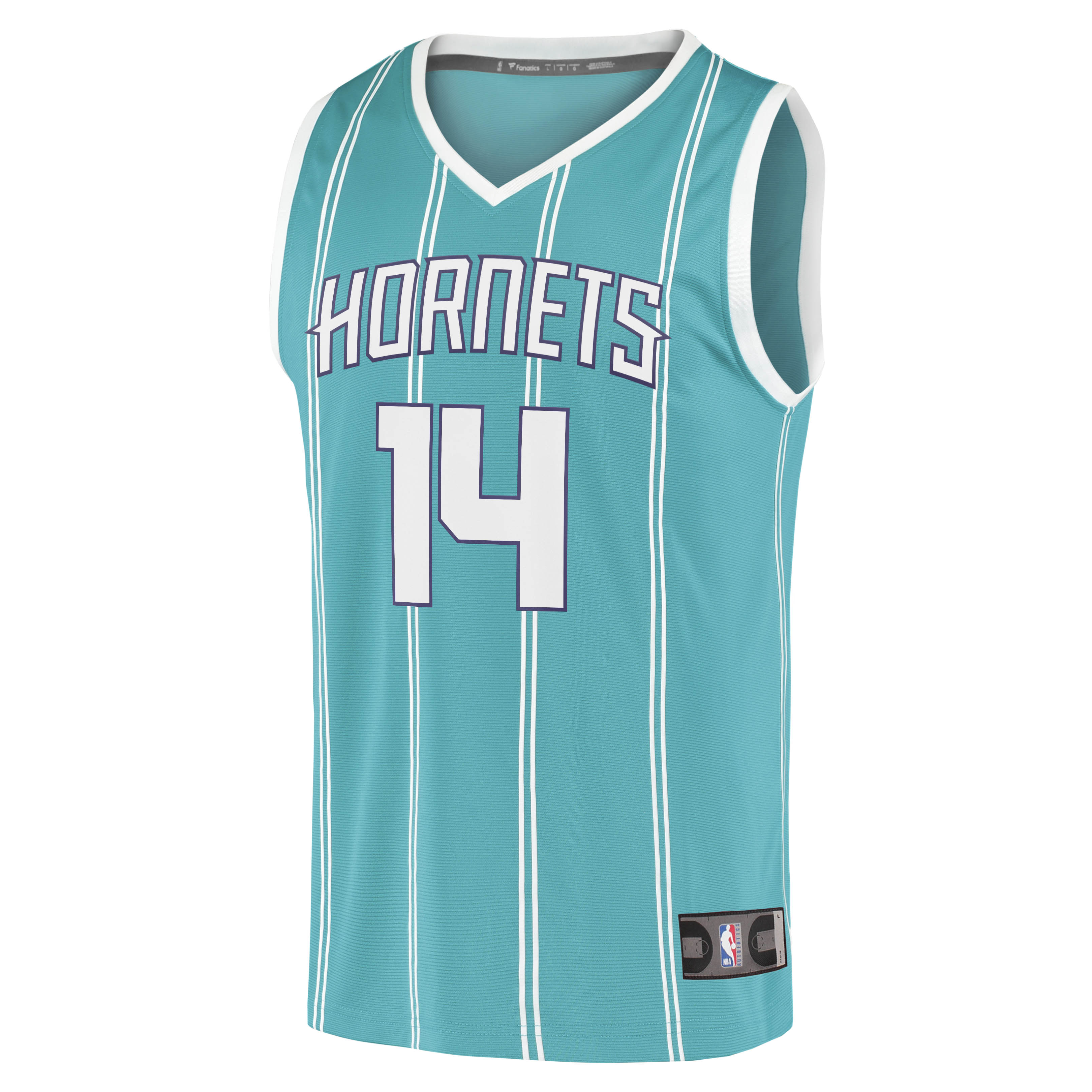 Nick Richards Charlotte Hornets Fanatics Fast Break Replica Jersey - Icon Edition - Teal