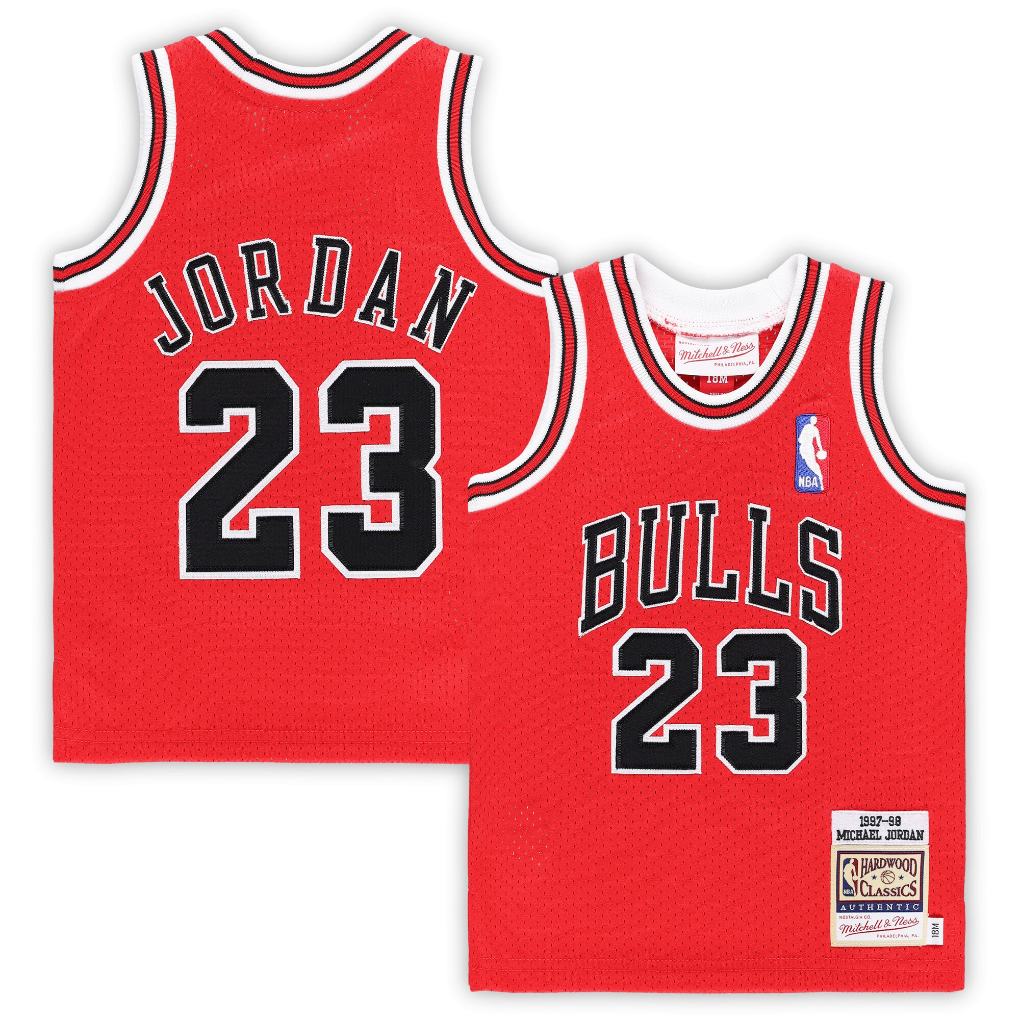 Michael Jordan Chicago Bulls Mitchell & Ness Infant 1985\/86 Hardwood Classics Authentic Jersey - Red