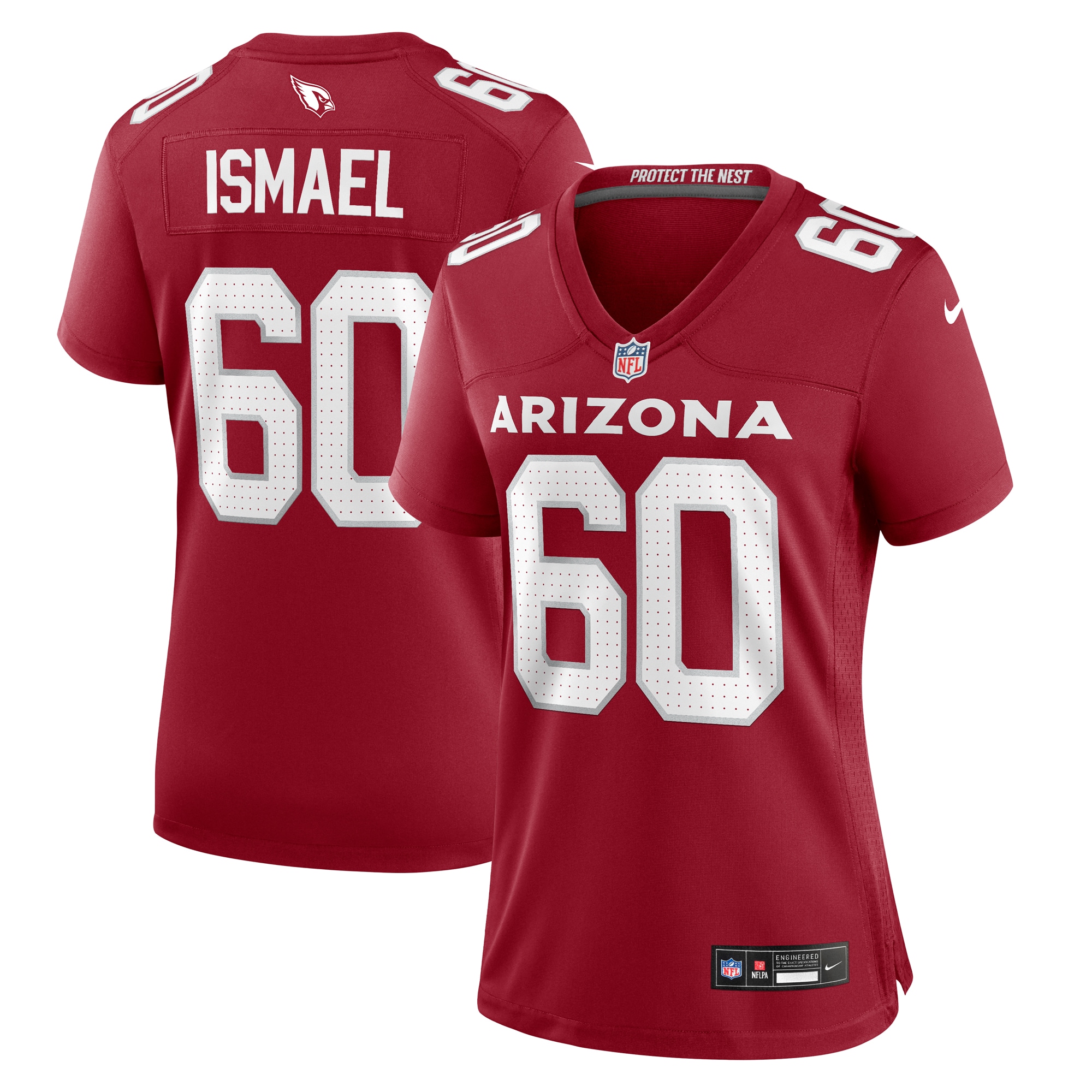 Keith Ismael Arizona Cardinals  Women's Team Game Jersey -  Cardinal