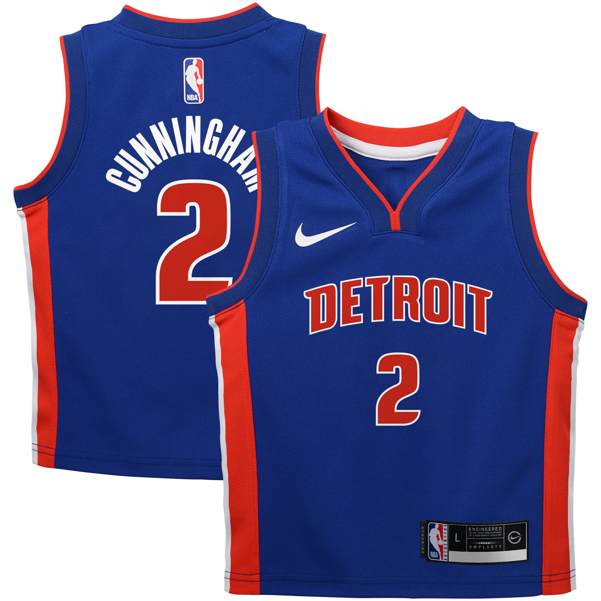 Cade Cunningham Detroit Pistons  Infant Swingman Player Jersey - Icon Edition - Blue