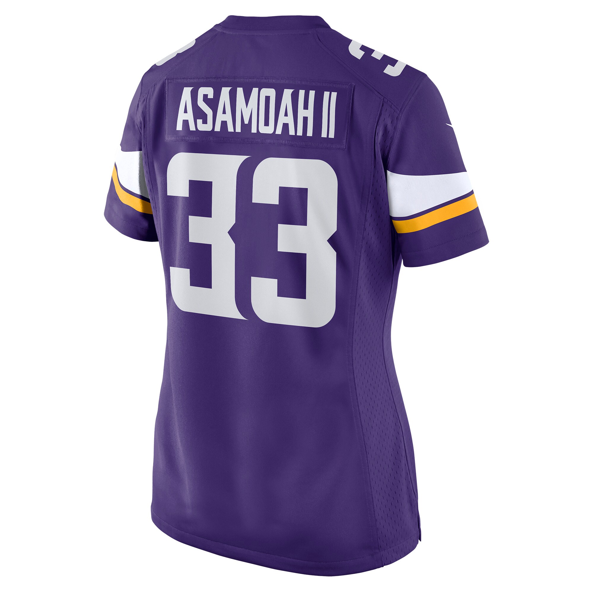 Brian Asamoah Minnesota Vikings  Women's Player Game Jersey - Purple