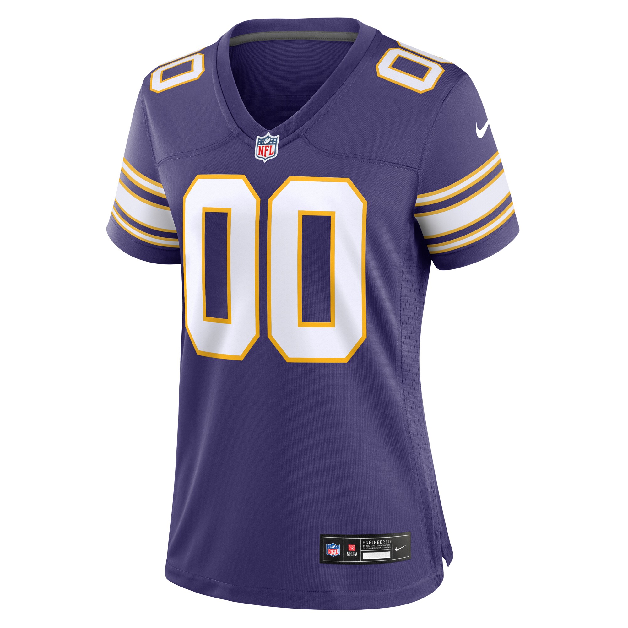 Minnesota Vikings  Women's Classic Custom Game Jersey - Purple