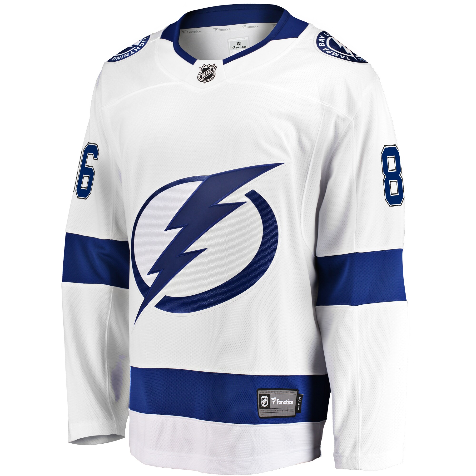 Nikita Kucherov Tampa Bay Lightning Fanatics Away Premier Breakaway Player Jersey - White