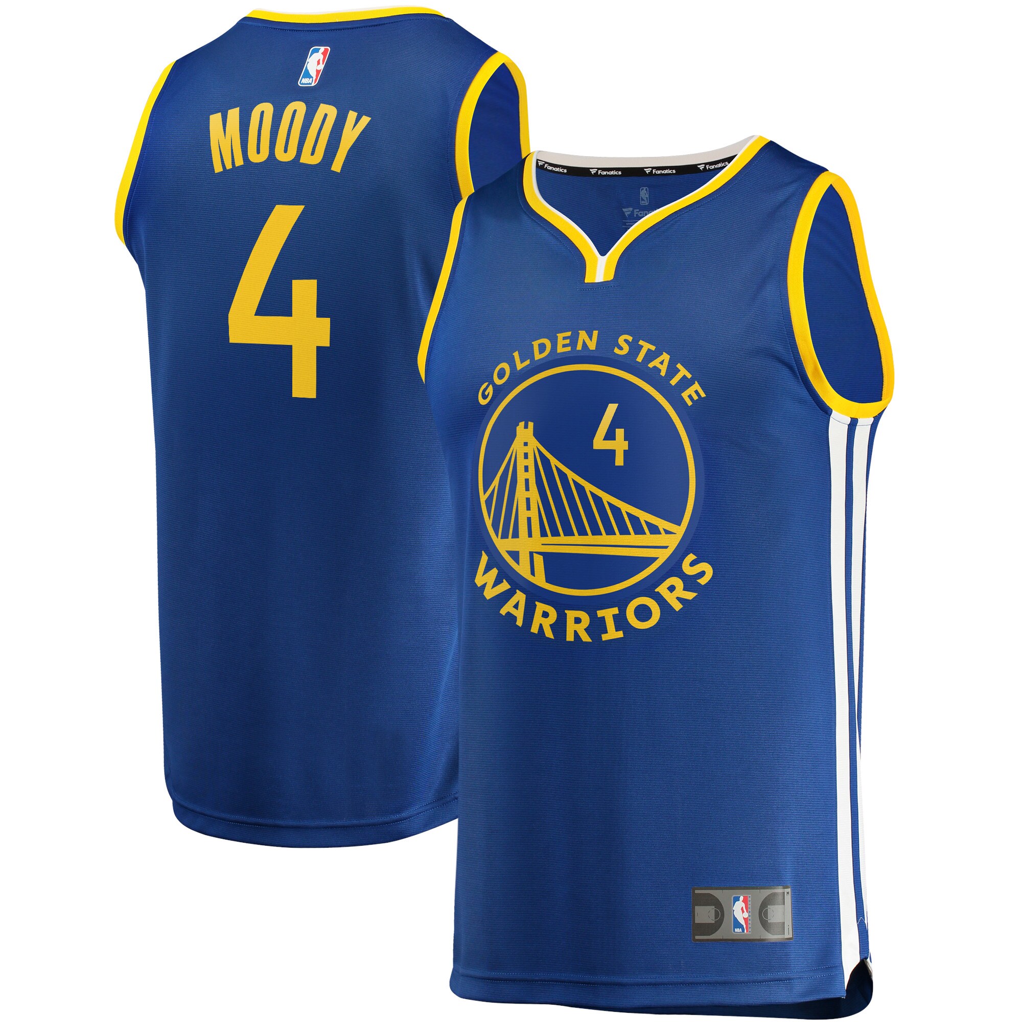 Moses Moody Golden State Warriors Fanatics Fast Break Replica Jersey - Icon Edition - Royal