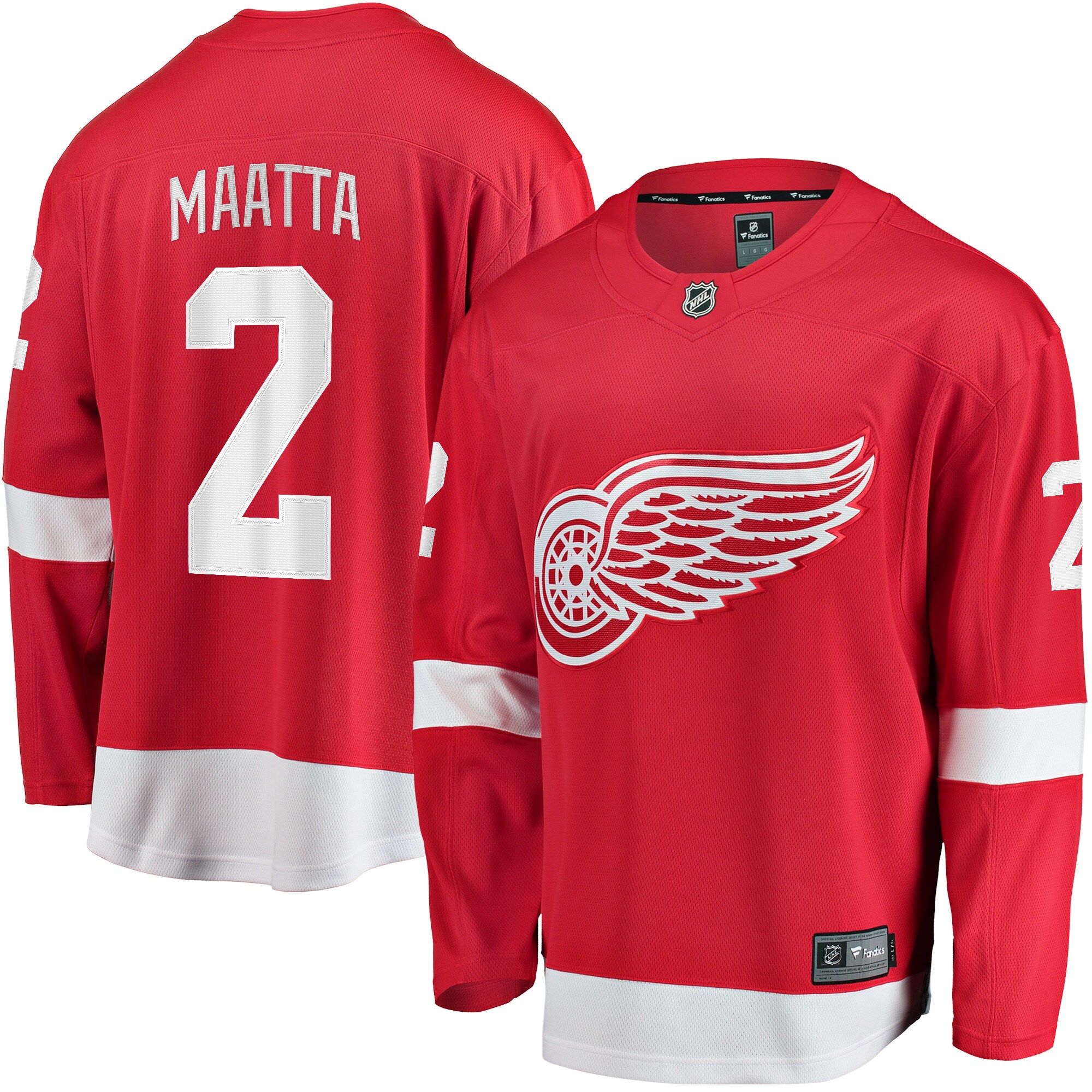Olli Maatta Detroit Red Wings Fanatics Home Breakaway Player Jersey - Red