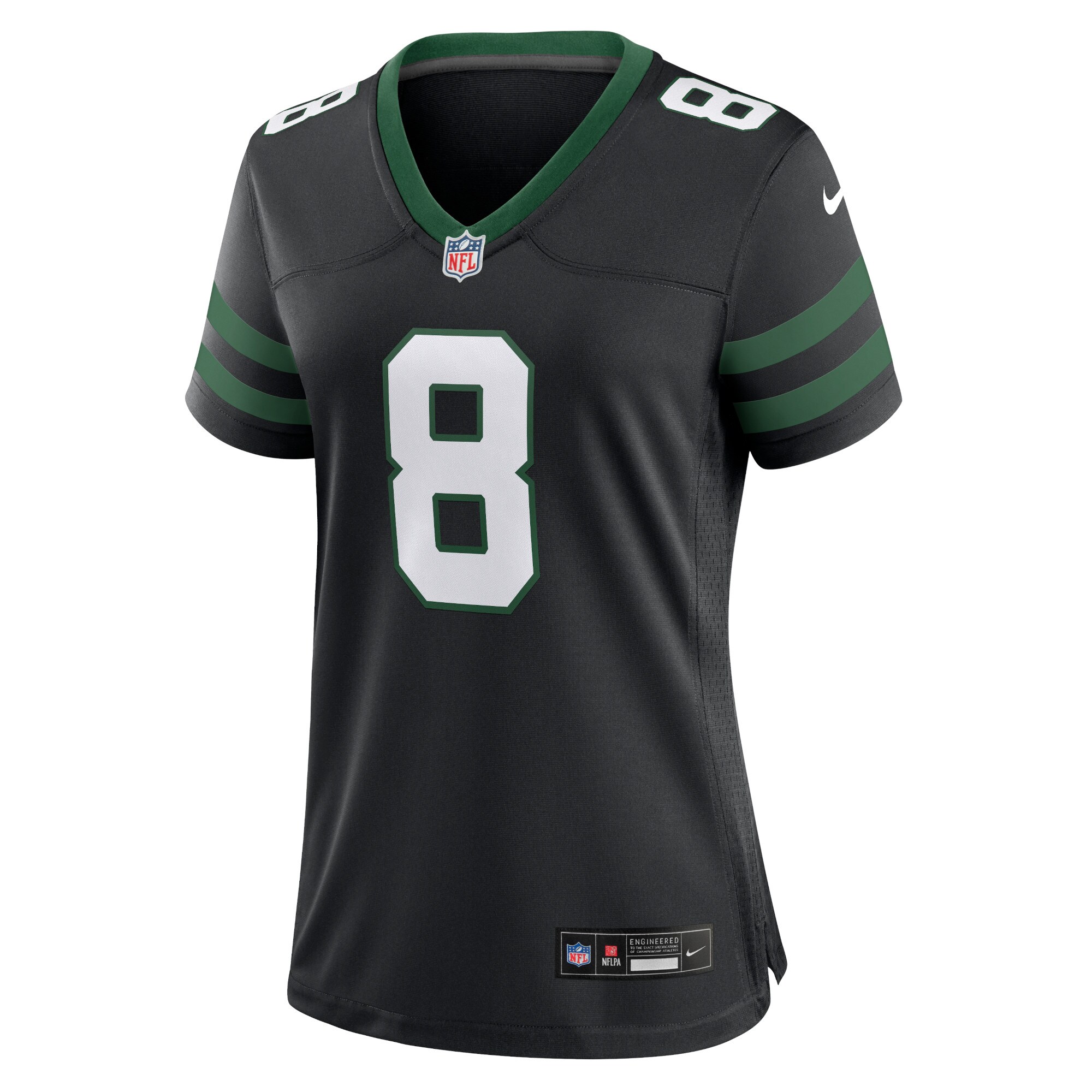 Aaron Rodgers New York Jets  Women's Alternate Game Jersey - Legacy Black