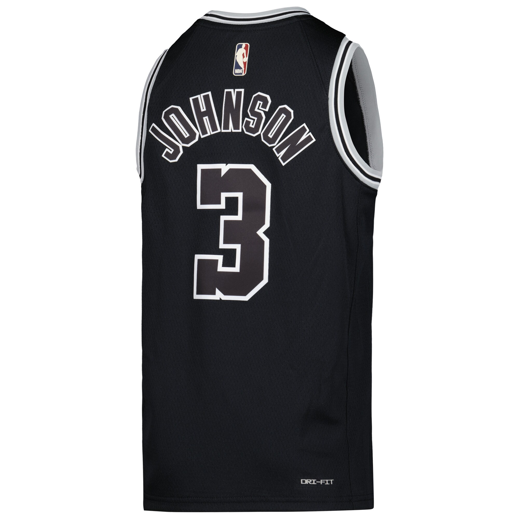 Keldon Johnson San Antonio Spurs  Youth 2022\/23 Swingman Jersey - Classic Edition - Black