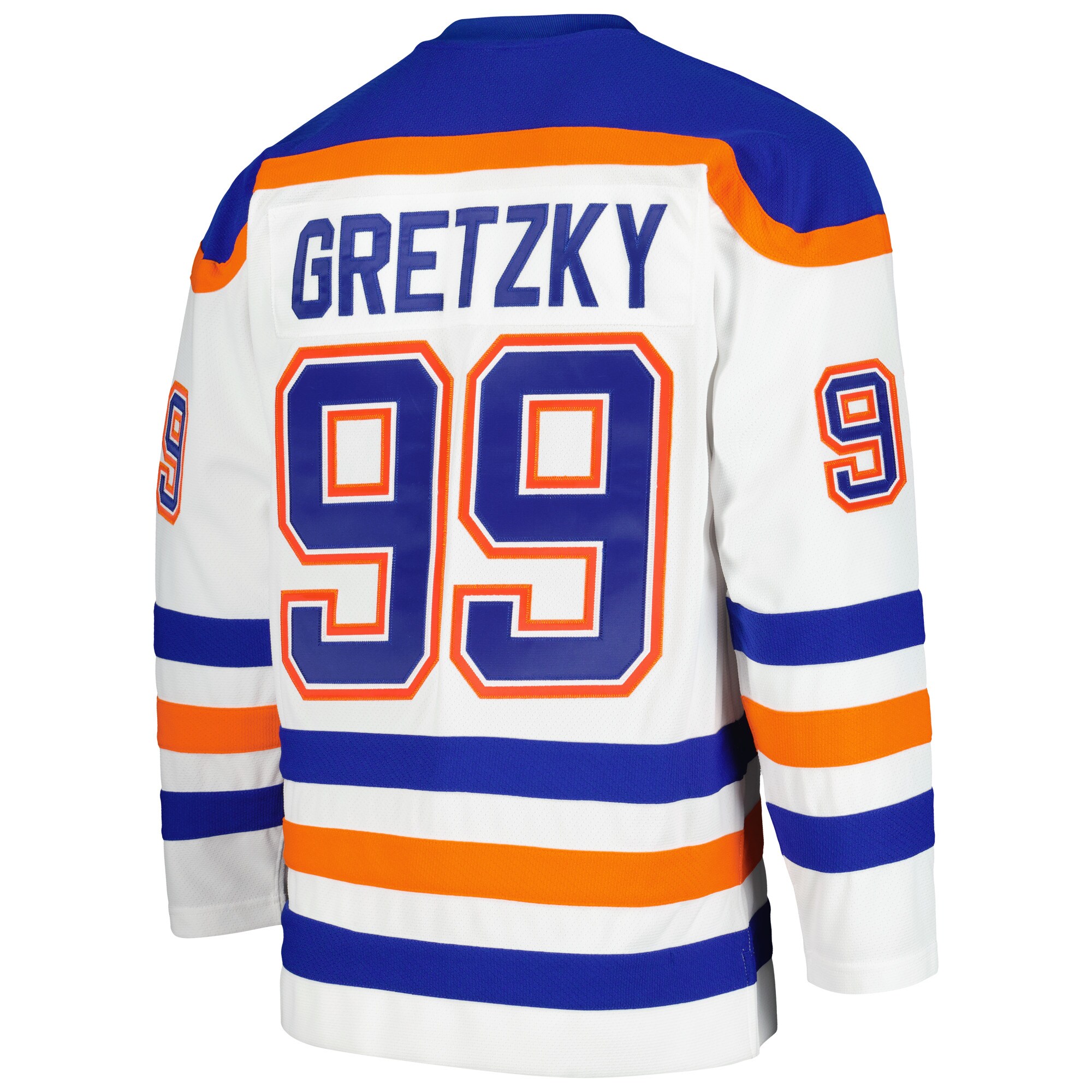 Wayne Gretzky Edmonton Oilers Mitchell & Ness  1986\/87 Blue Line Player Jersey - White