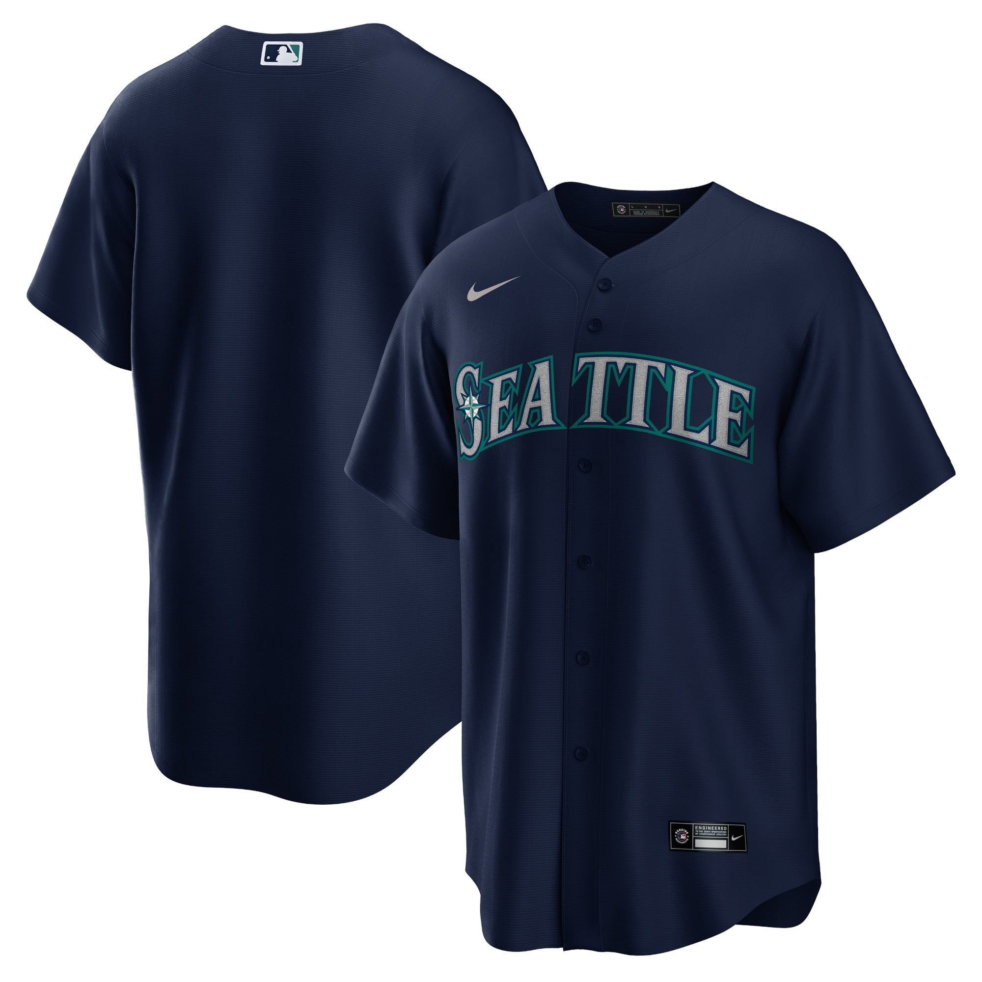 Seattle Mariners  Alternate Replica Team Jersey - Navy