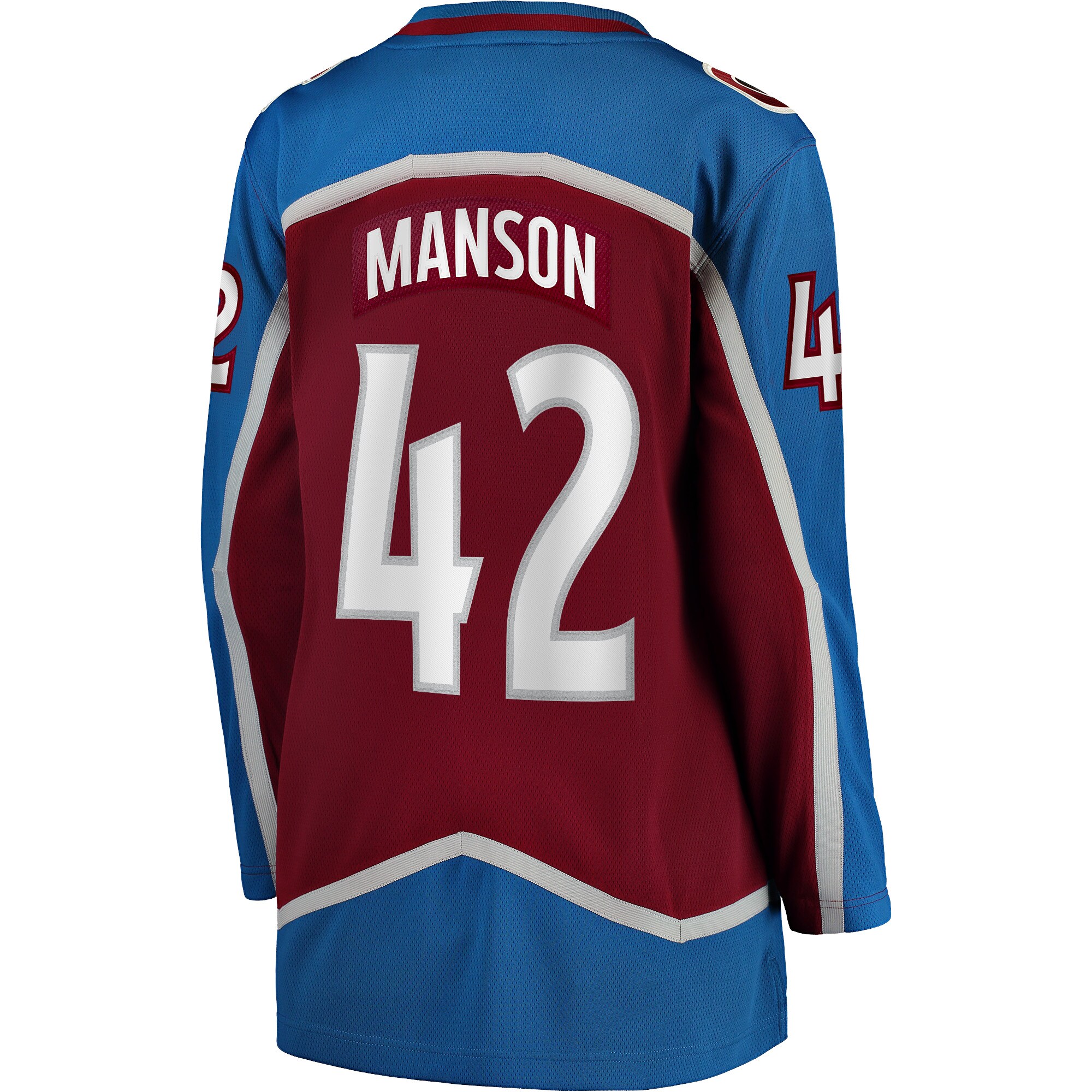 Josh Manson Colorado Avalanche Fanatics Women's Home Breakaway Player Jersey - Burgundy