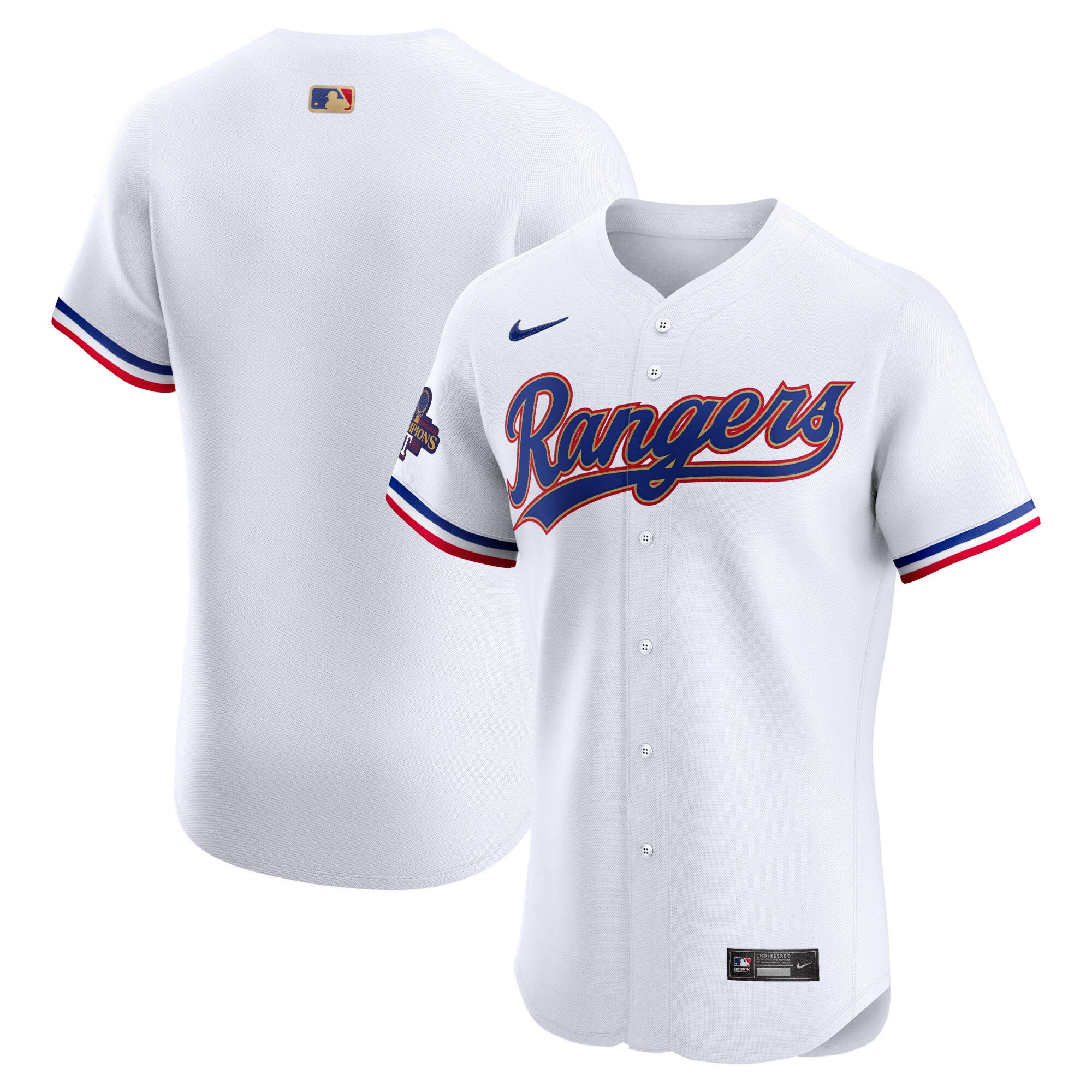 Texas Rangers  2024 Gold Collection Elite Jersey\u00c2\u00a0\u00e2\u20ac\u201c White