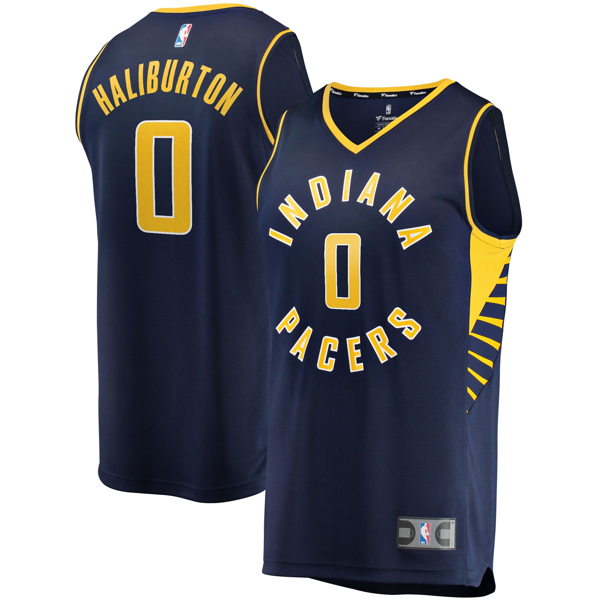 Tyrese Haliburton Indiana Pacers Fanatics Youth 2021\/22 Fast Break Replica Jersey - Icon Edition - Navy